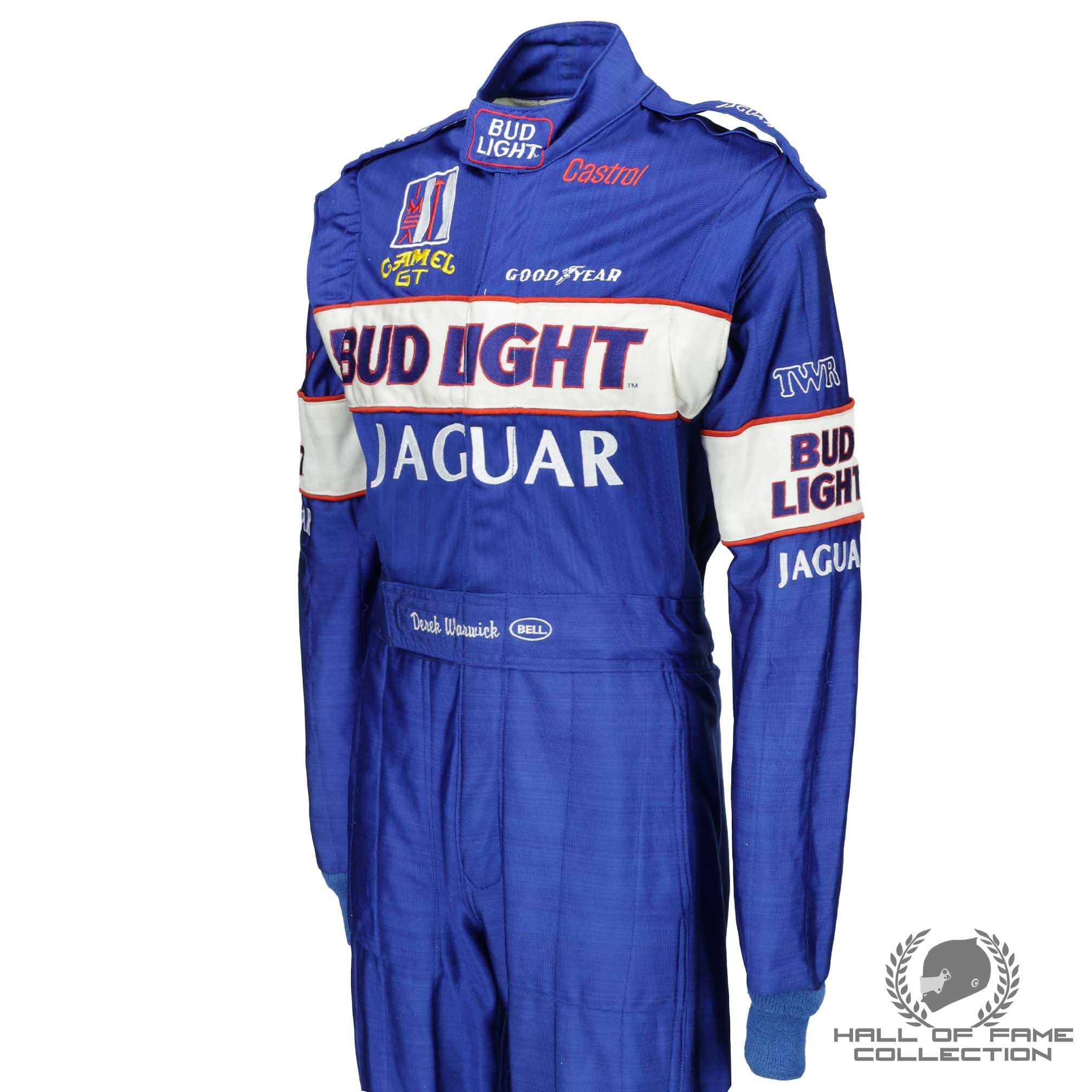 1991 Derek Warwick 24 Hour of Daytona Used Bud Light Jaguar Racing Sportscar Suit