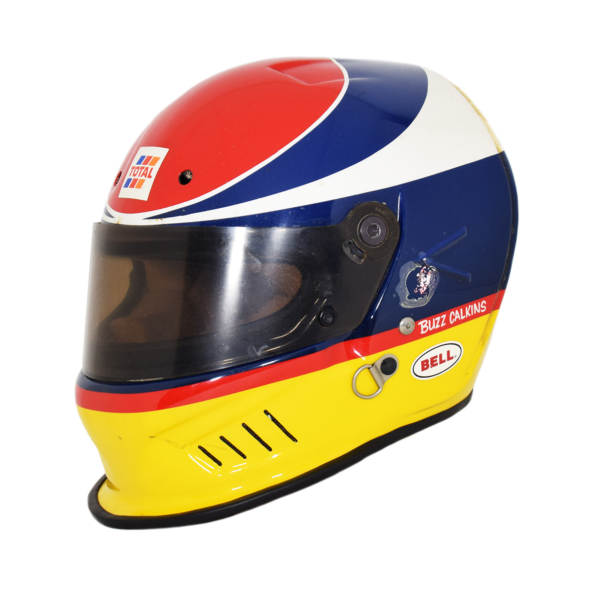 1995 Buzz Calkins Race Used Bradley Motorsport IndyCar Helmet