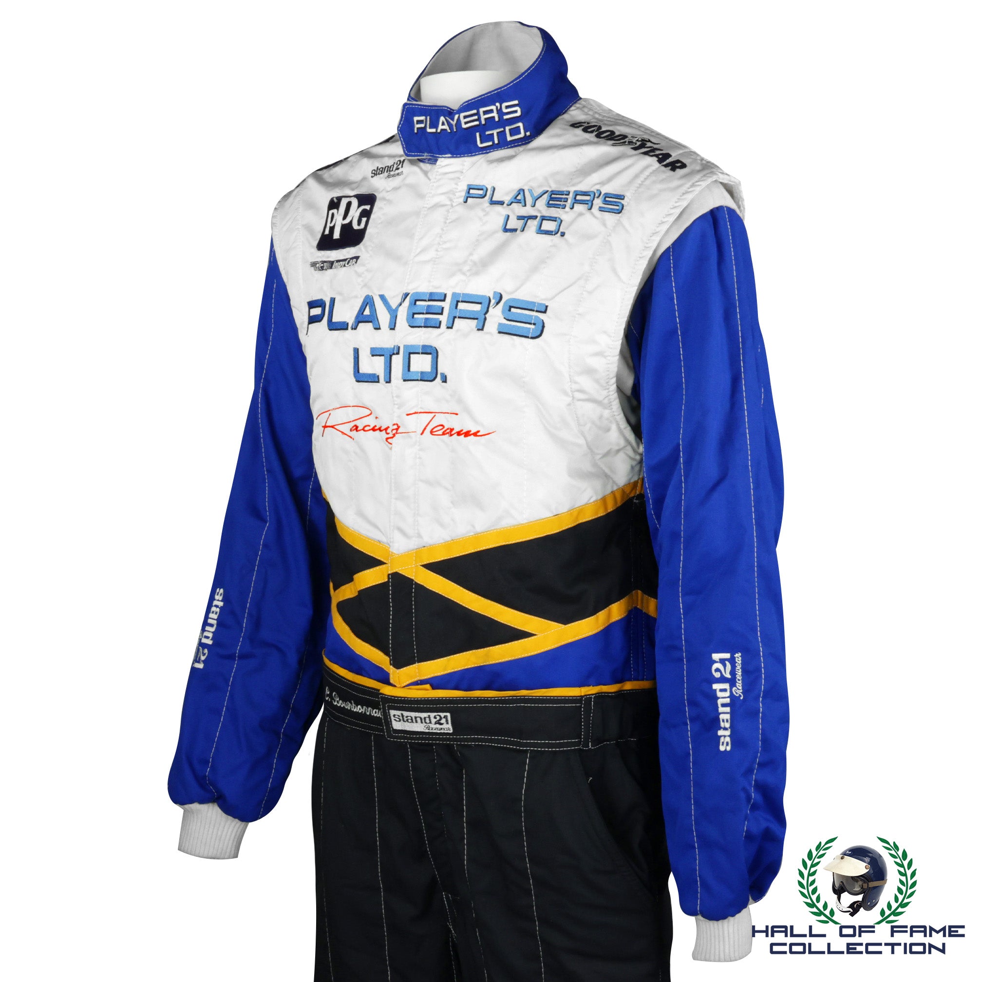 1994 Claude Bourbonnais Race Used Player's LTD. McCormack Motorsports IndyCar Suit