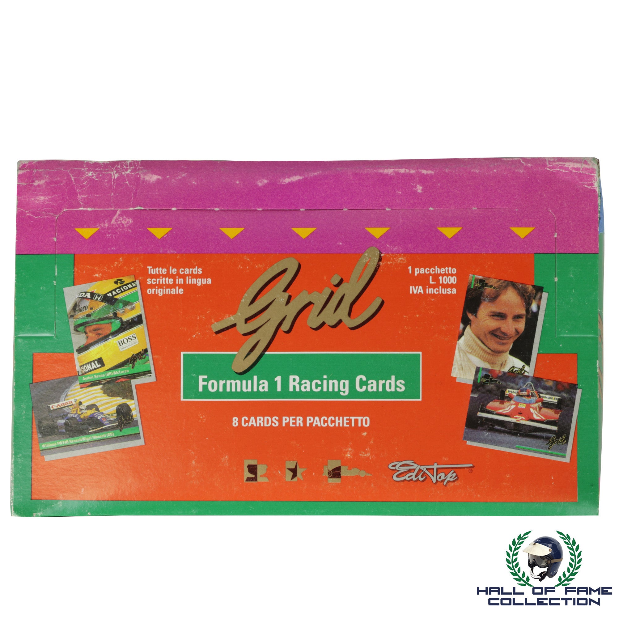 1992 F1 The Grid Rare Unopened Wax Hobby Box - Schumacher Rookies Senna / Mansell / Prost & More