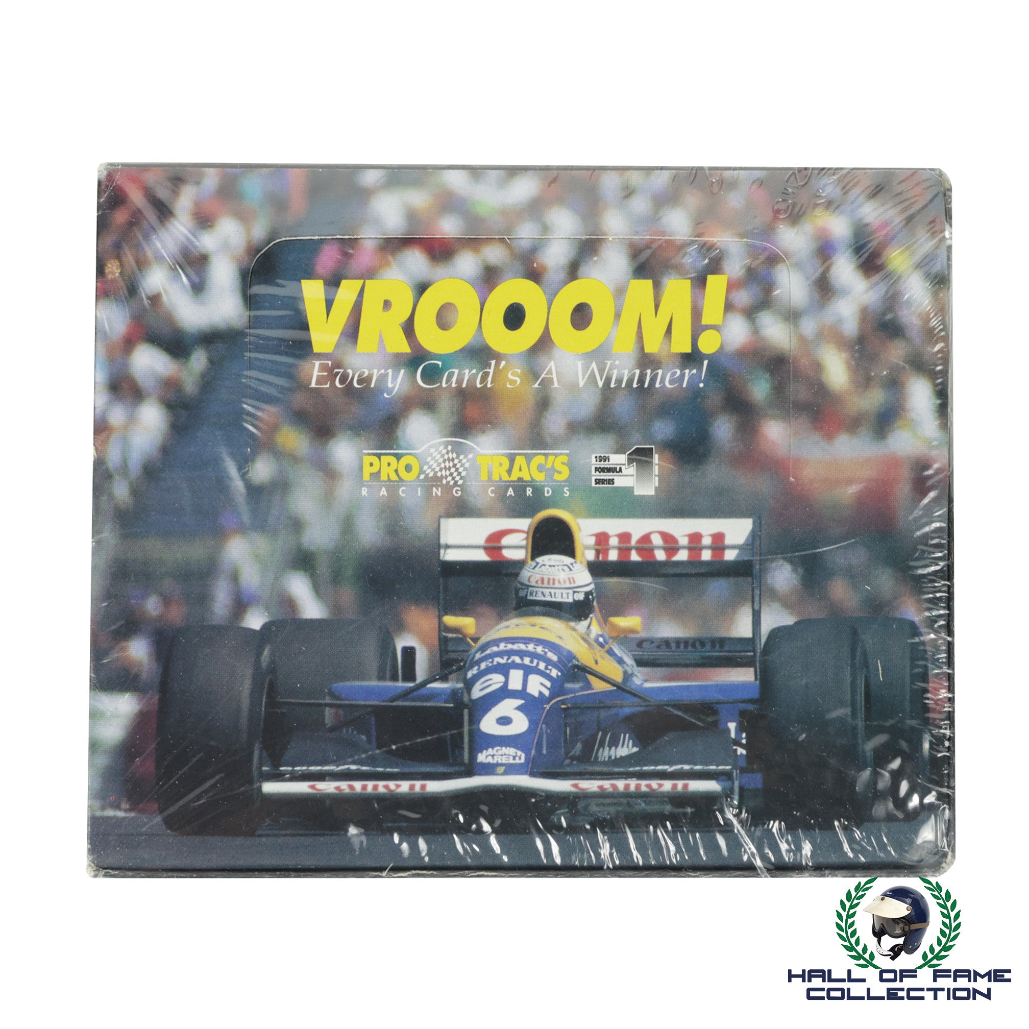 1991 F1 Pro Trac's Rare Factory Sealed Unopened Wax Hobby Box - Hakkinen Rookies Senna / Piquet / Brundle & More