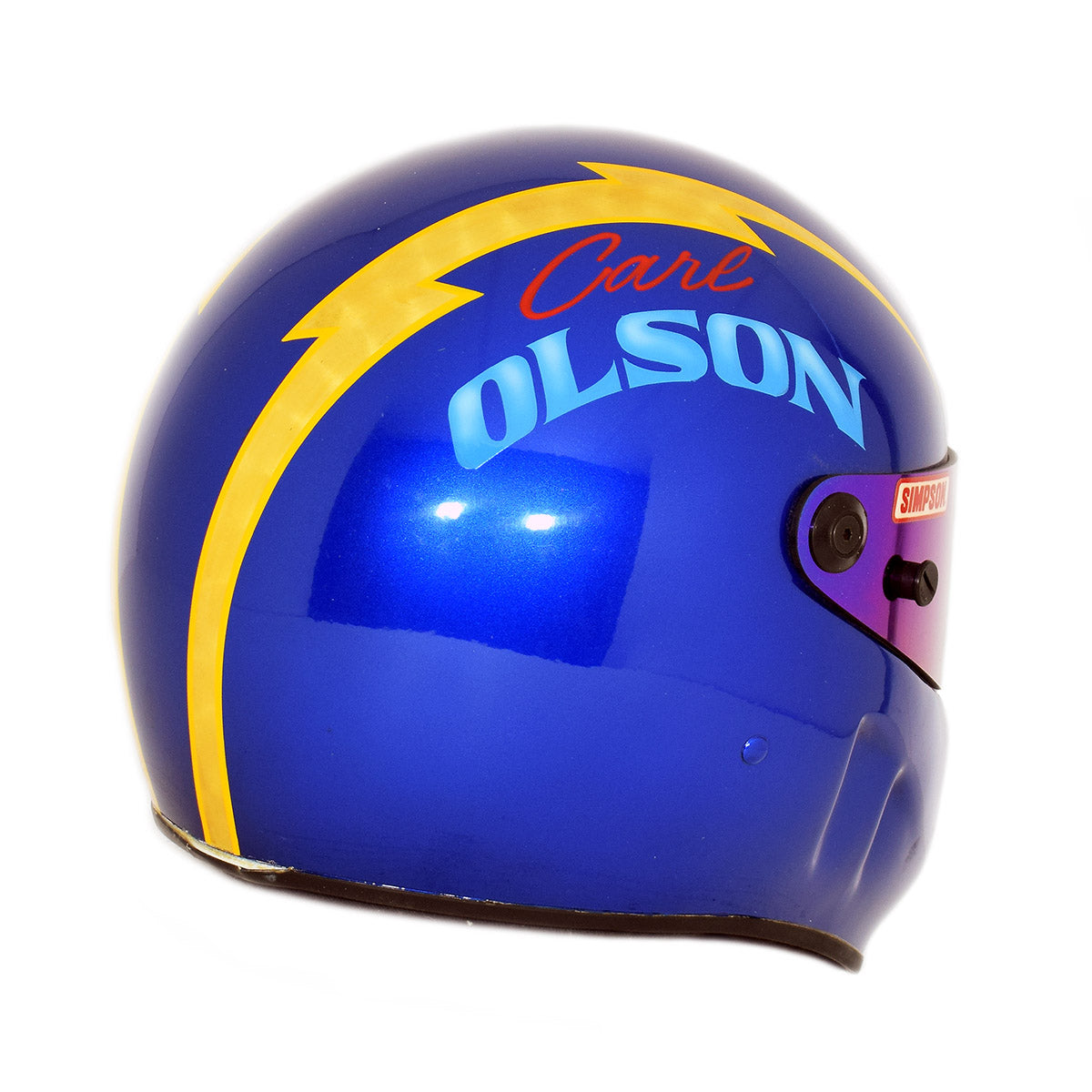 1970's Carl Olson Top Fuel Drag Racing Replica Helmet