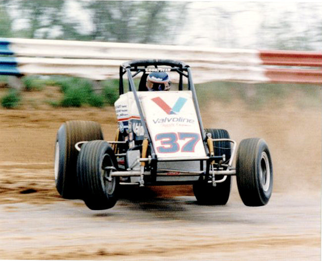 1990's Cary Faas USAC Sprint Car Helmet