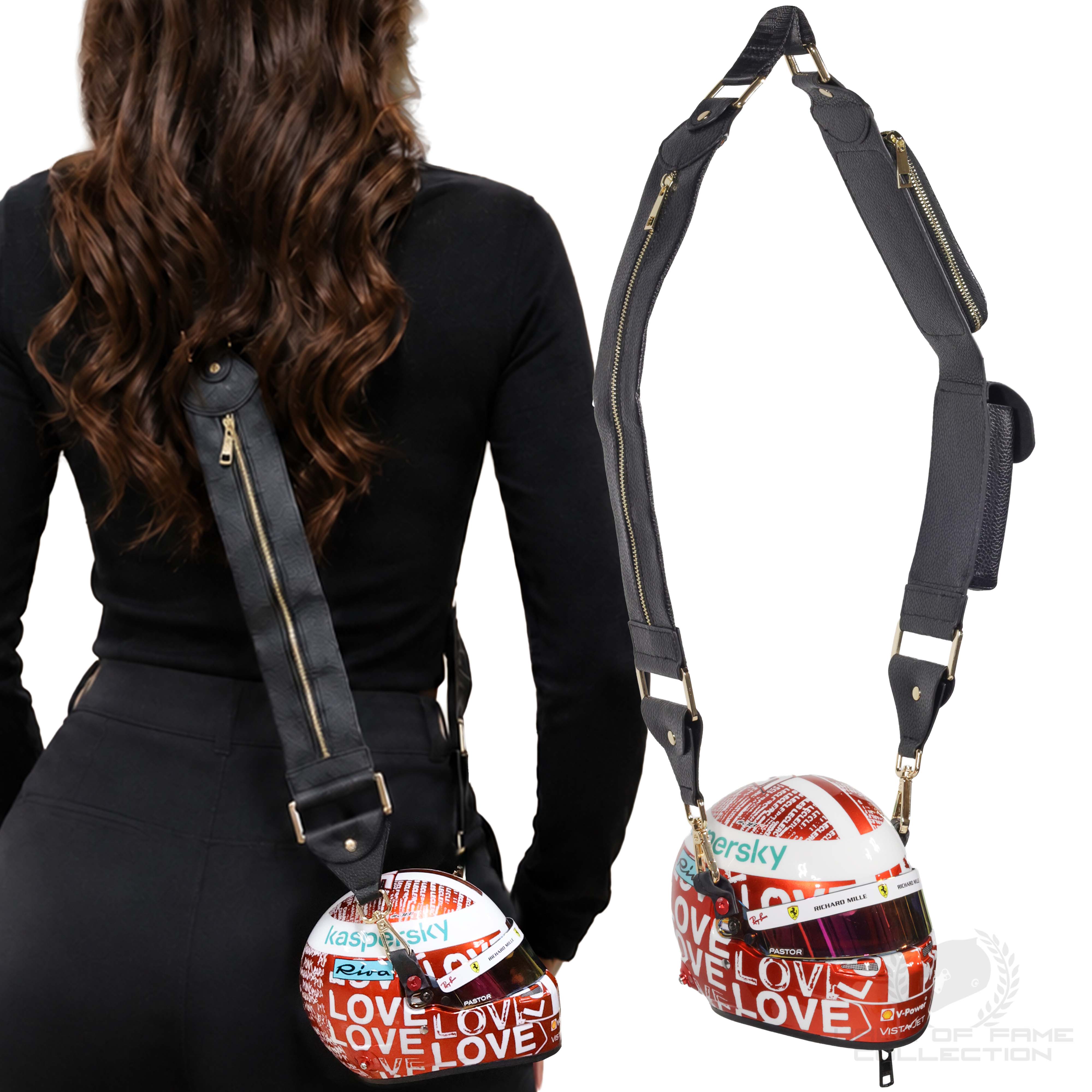 Charles Leclerc Mini Helmet Purse