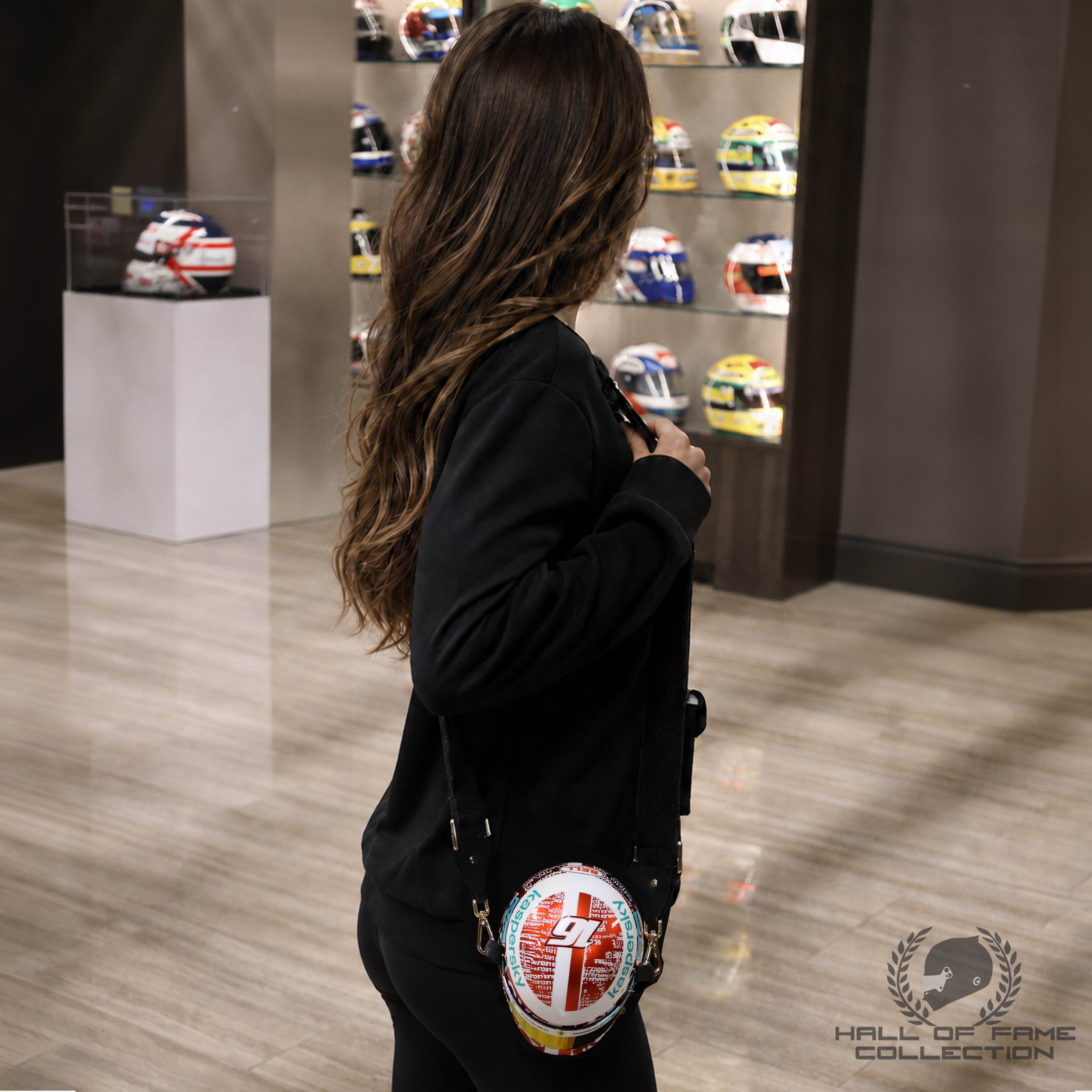 Charles Leclerc Mini Helmet Purse