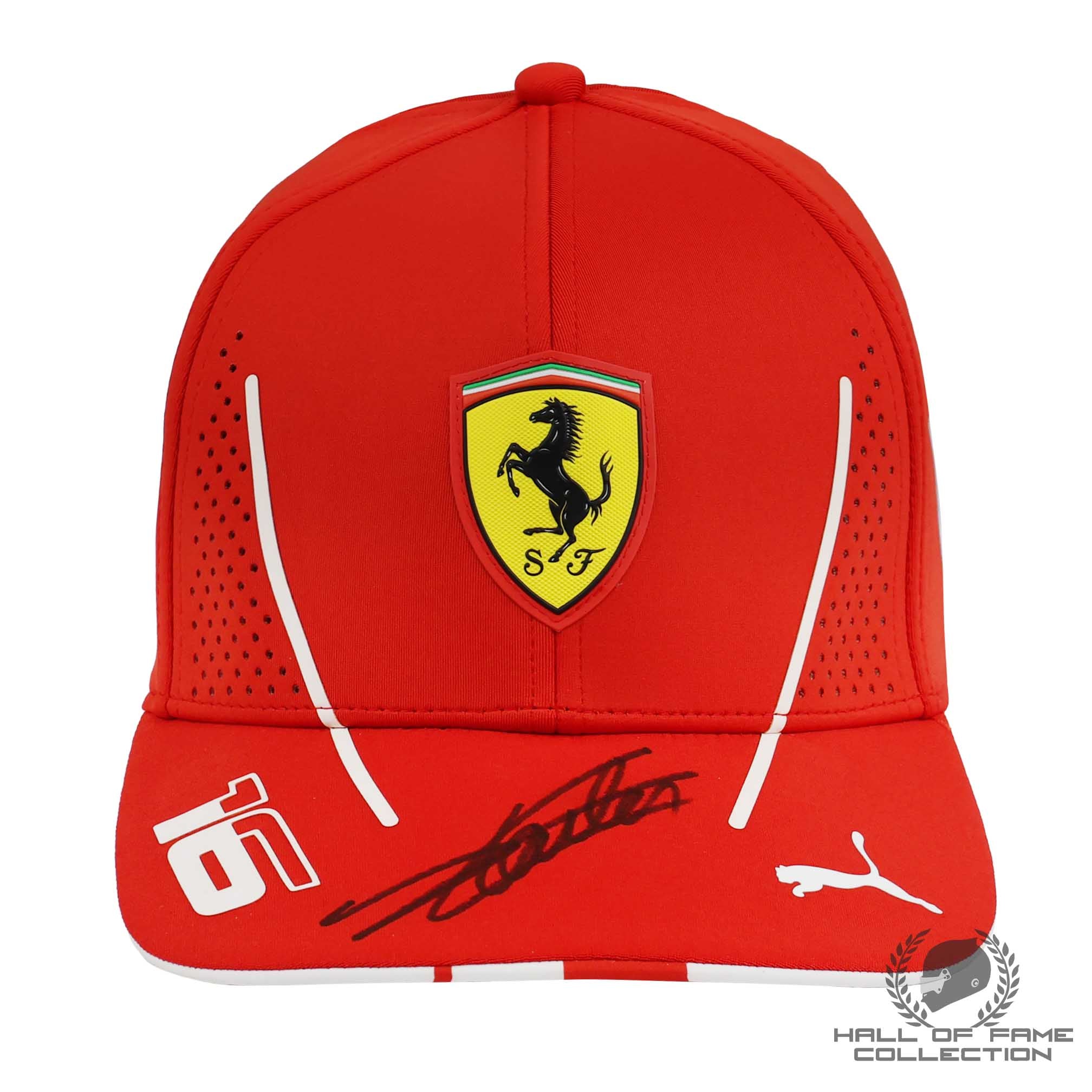 2024 Charles Leclerc Signed Scuderia Ferrari F1 Pro Athlete Hat