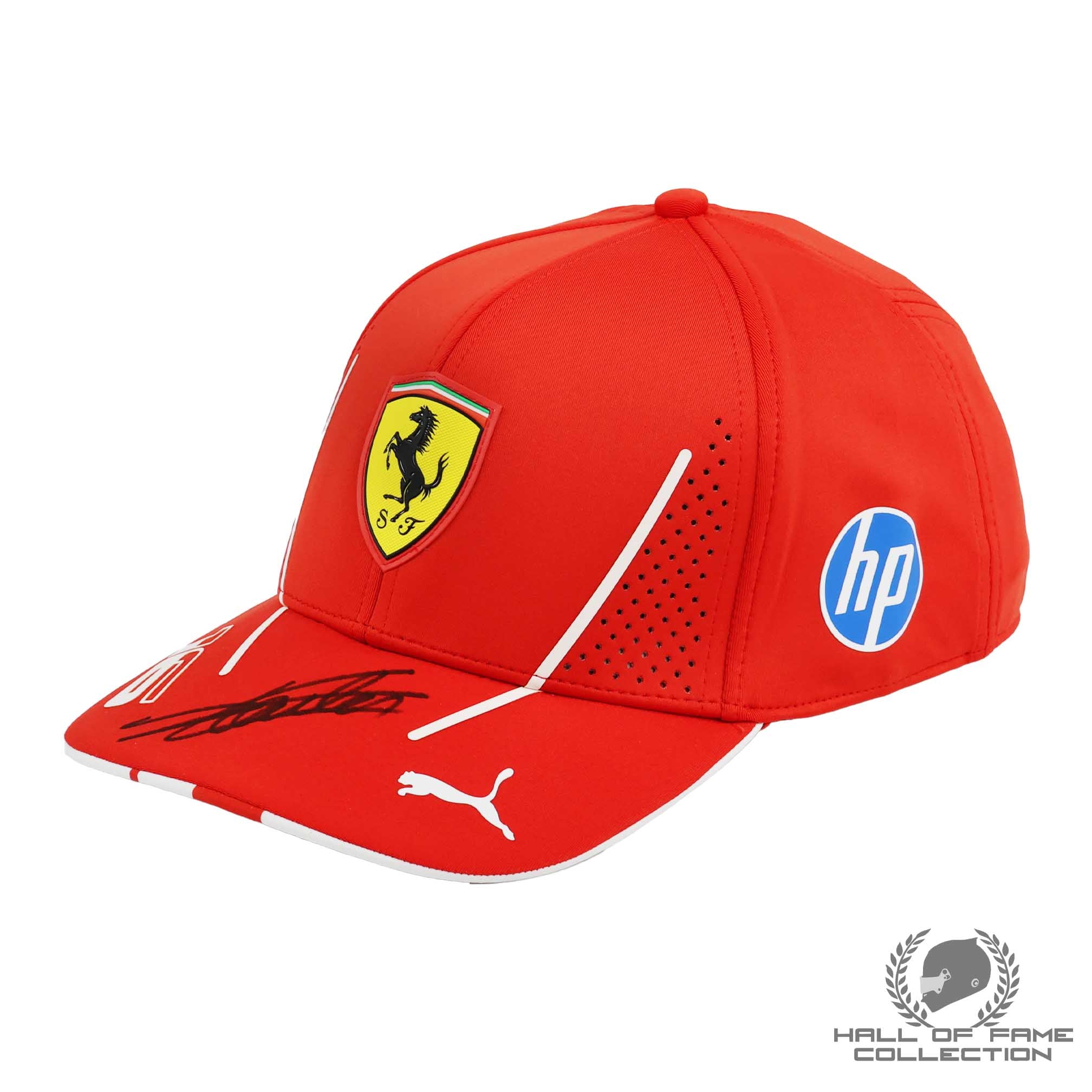 2024 Charles Leclerc Signed Scuderia Ferrari F1 Pro Athlete Hat