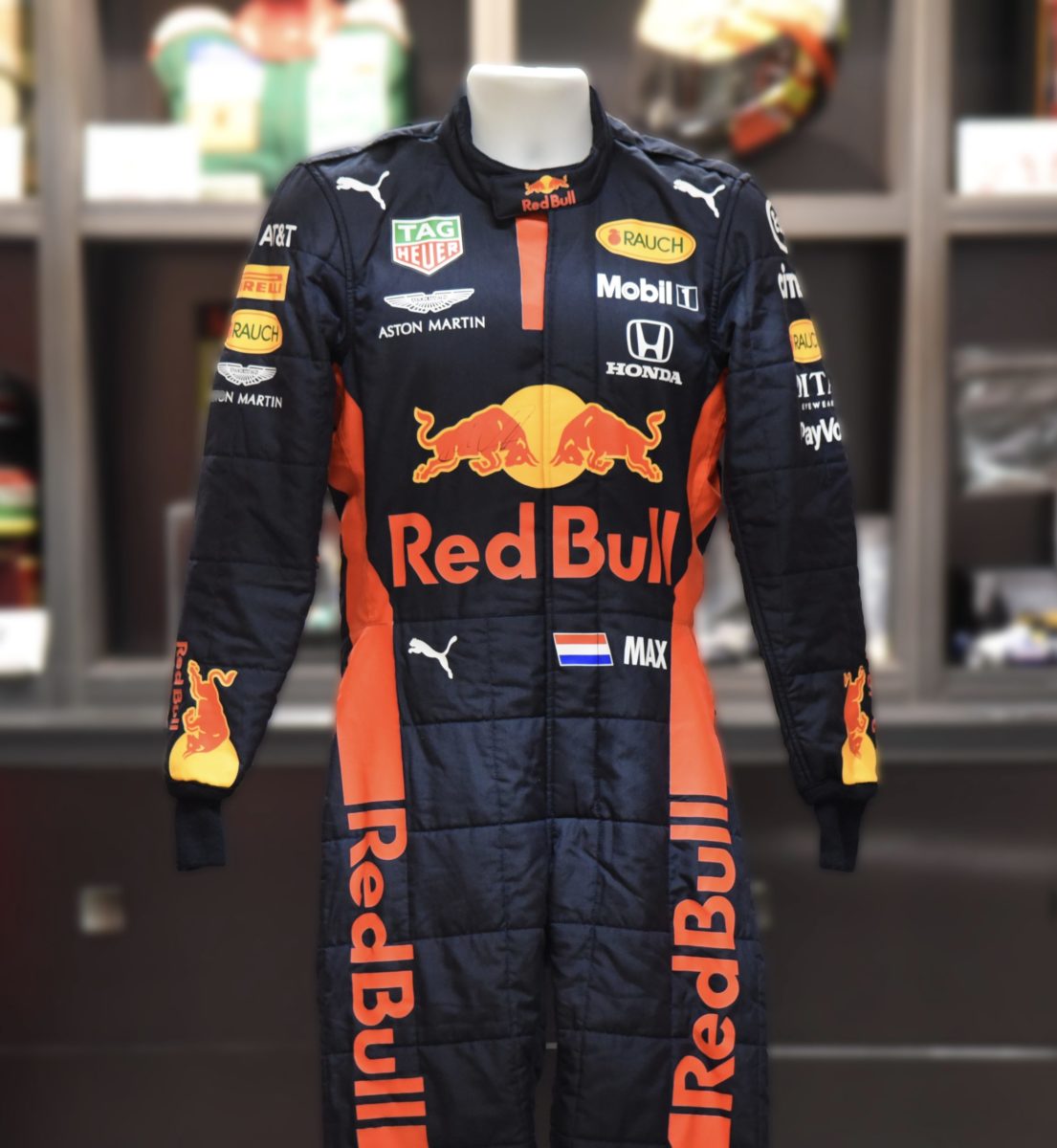 2020 Max Verstappen Race Used Red Bull Racing Formula 1 Suit