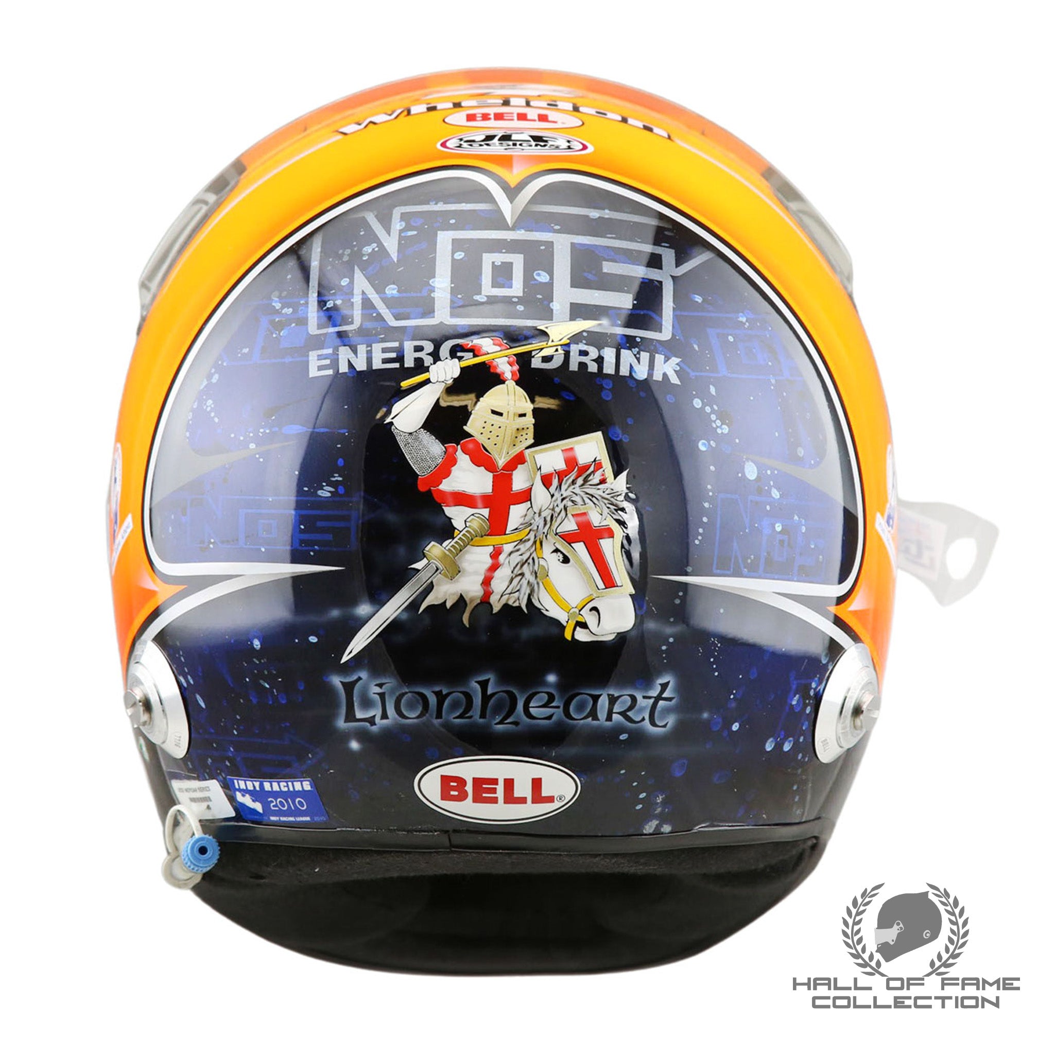 2010 Dan Wheldon Double Podium Race Used Panther Racing IndyCar Helmet