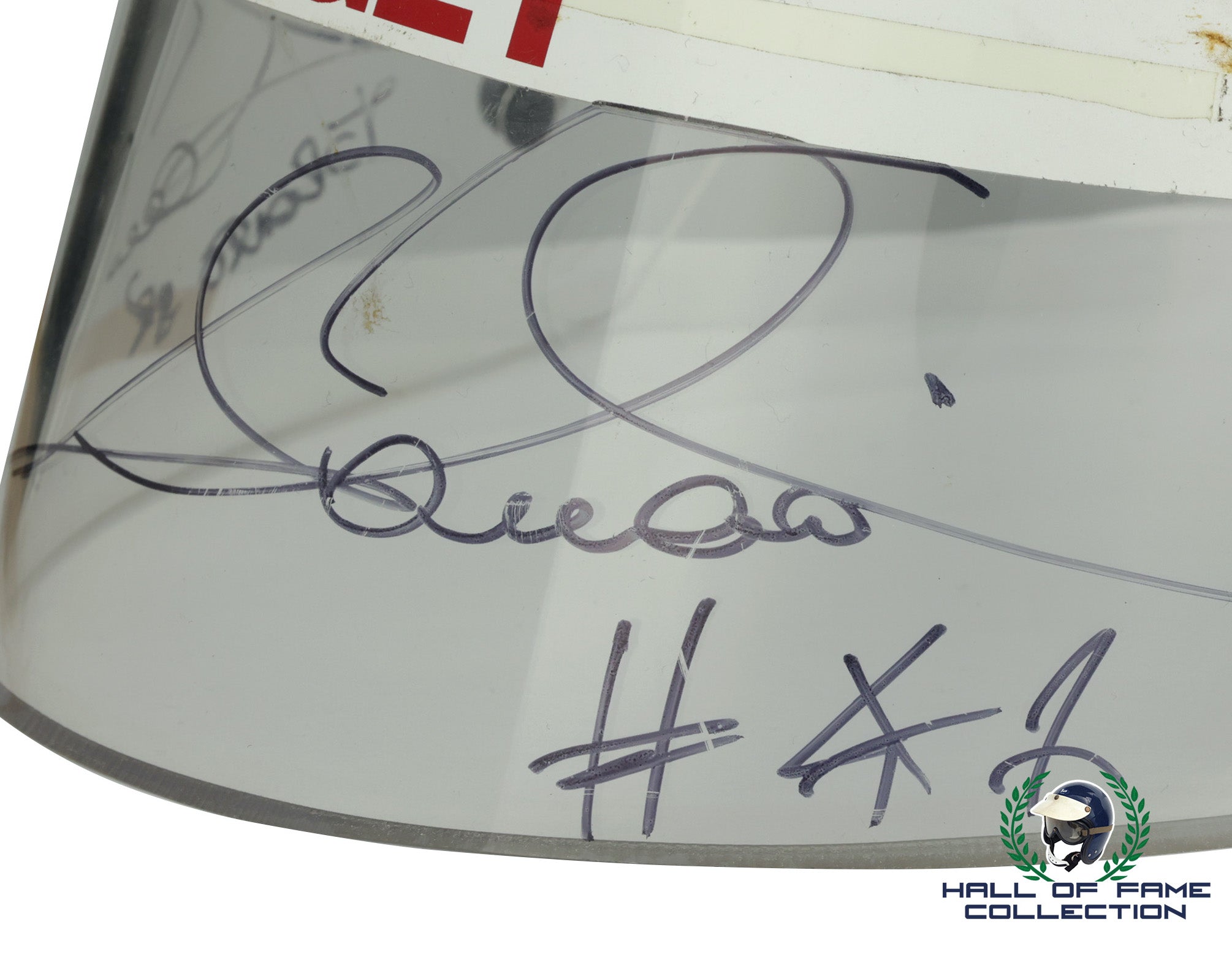 1998 Alex Zanardi Signed Toronto Race Used Chip Ganassi Racing IndyCar Visor