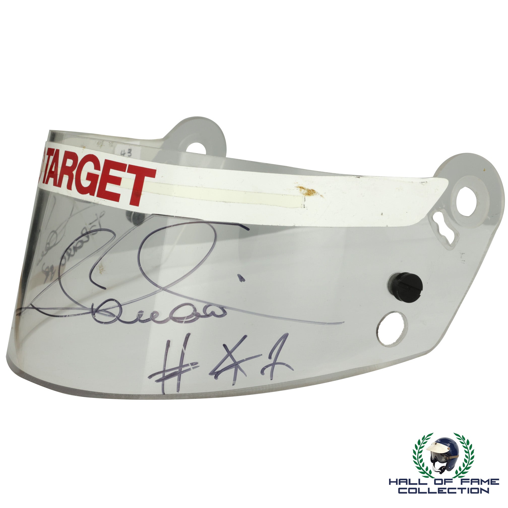 1998 Alex Zanardi Signed Toronto Race Used Chip Ganassi Racing IndyCar Visor