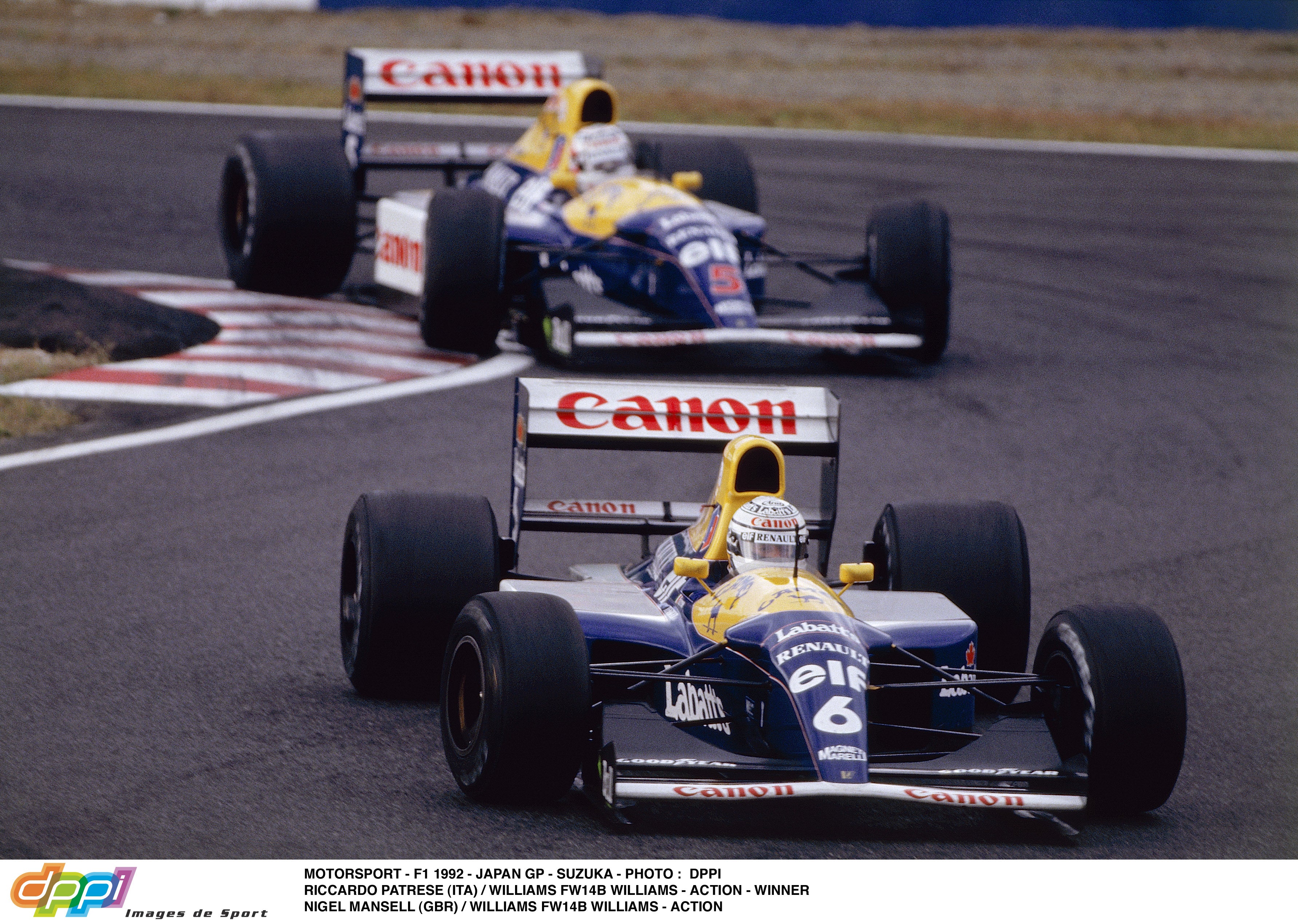 1992 Ricardo Patrese Race Used Williams Renault F1 Suit