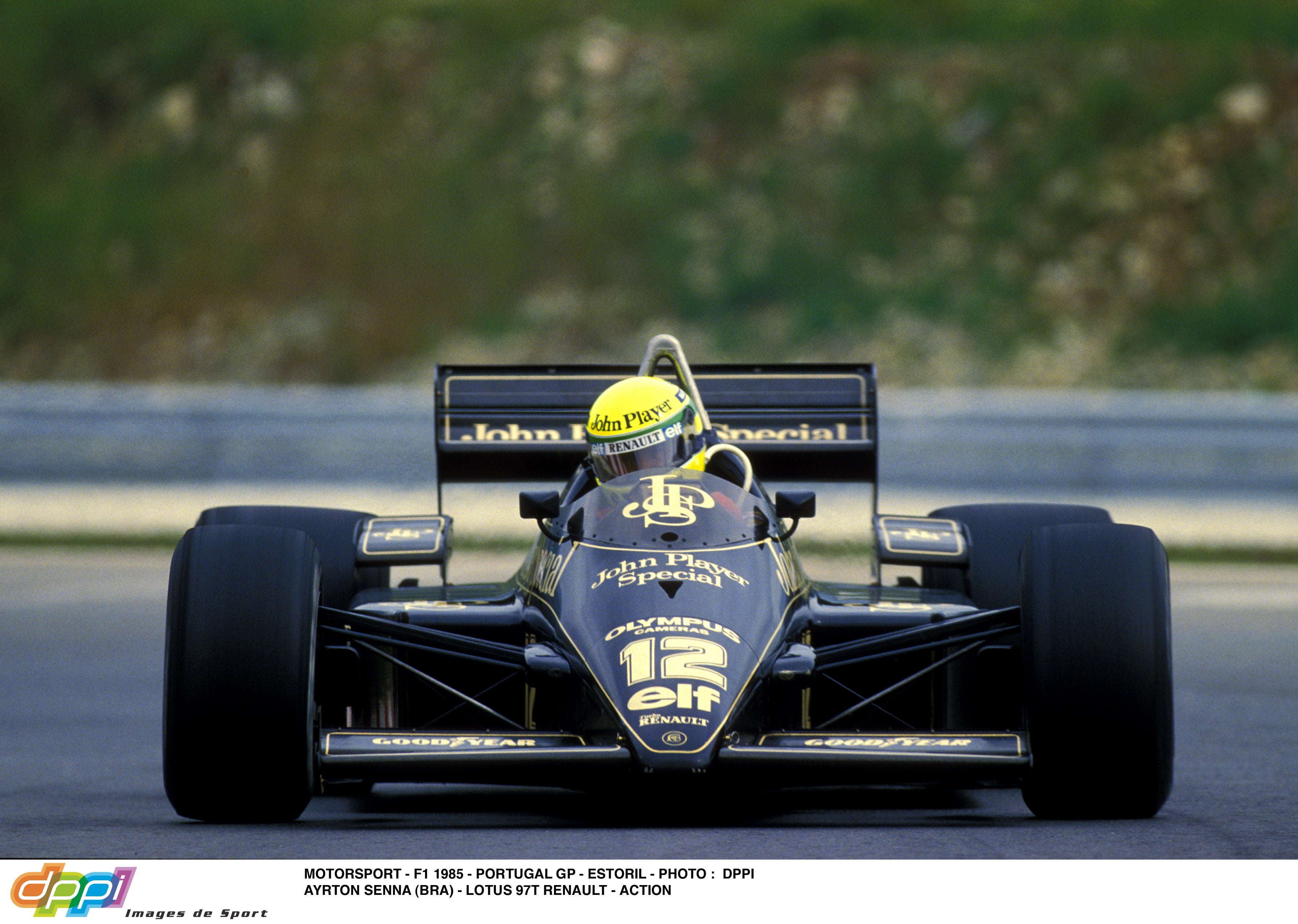 1985 Ayrton Senna Bell XFM-1 JPS Lotus Replica F1 Helmet