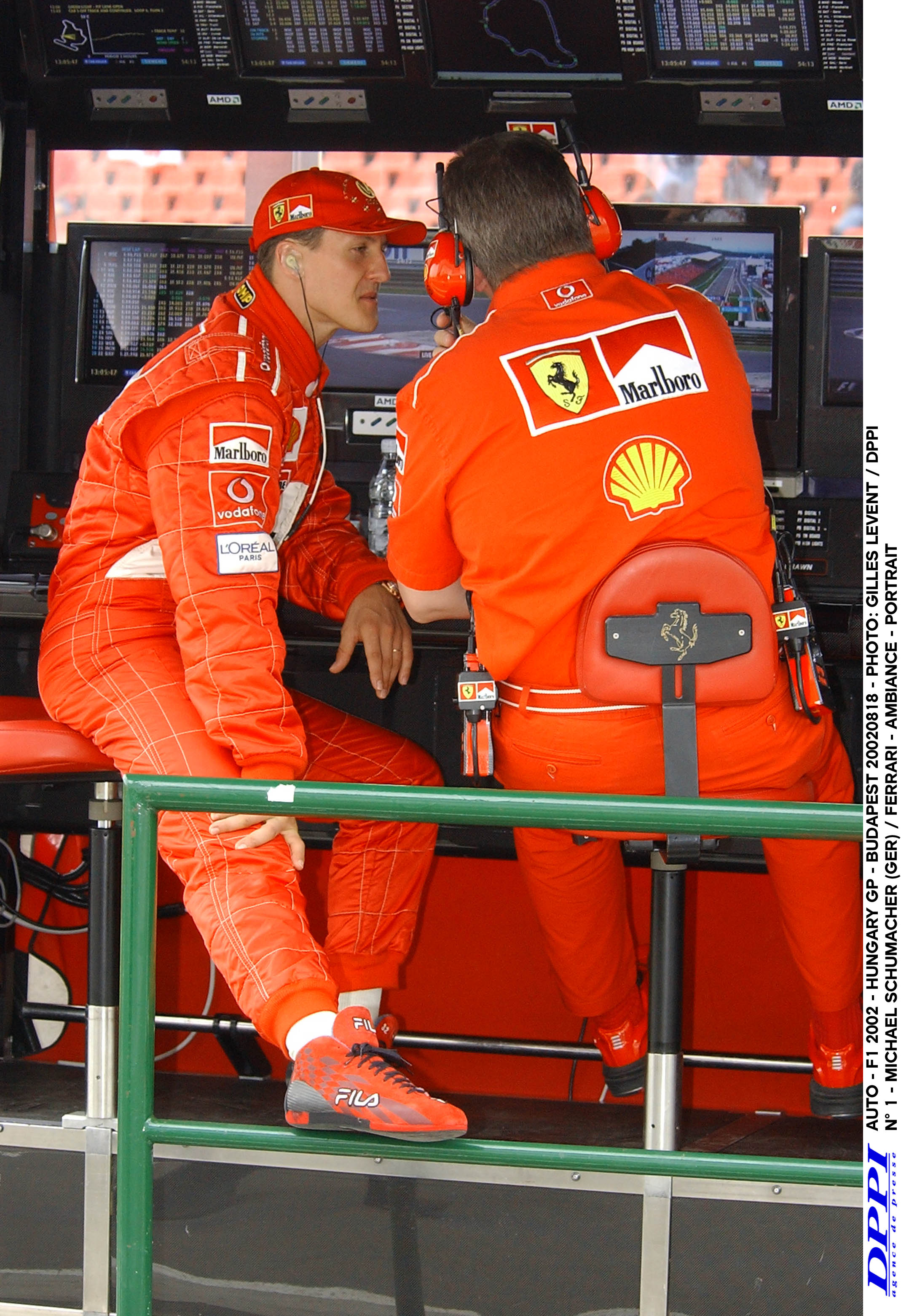 2002 Michael Schumacher Championship Season Used Scuderia Ferrari F1 Suit