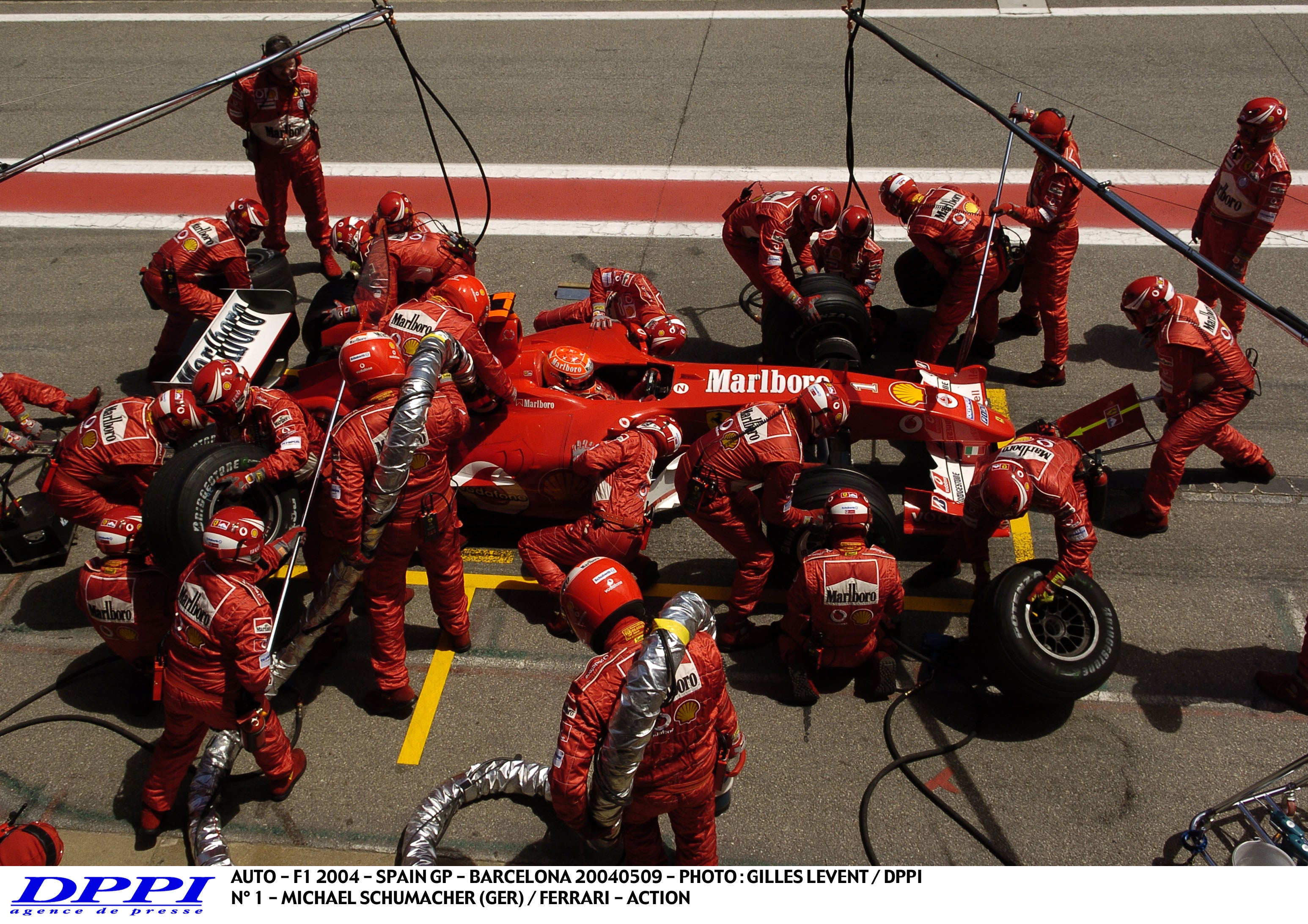 2004 Michael Schumacher Rubens Barrichello World Championship Season Scuderia Ferrari F1 Exhaust Cooling Panel