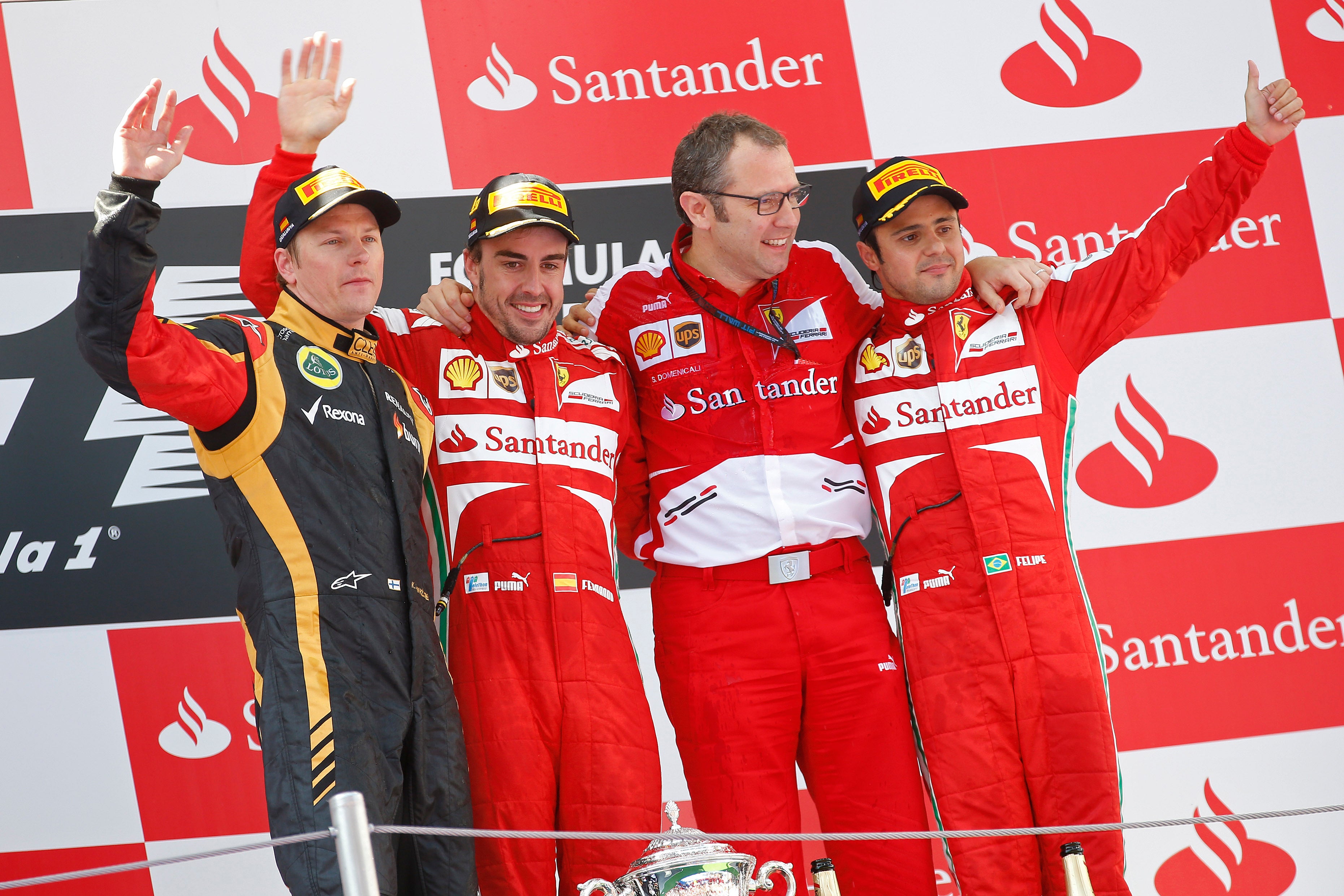 2013 Fernando Alonso Signed Race Used Scuderia Ferrari F1 Suit