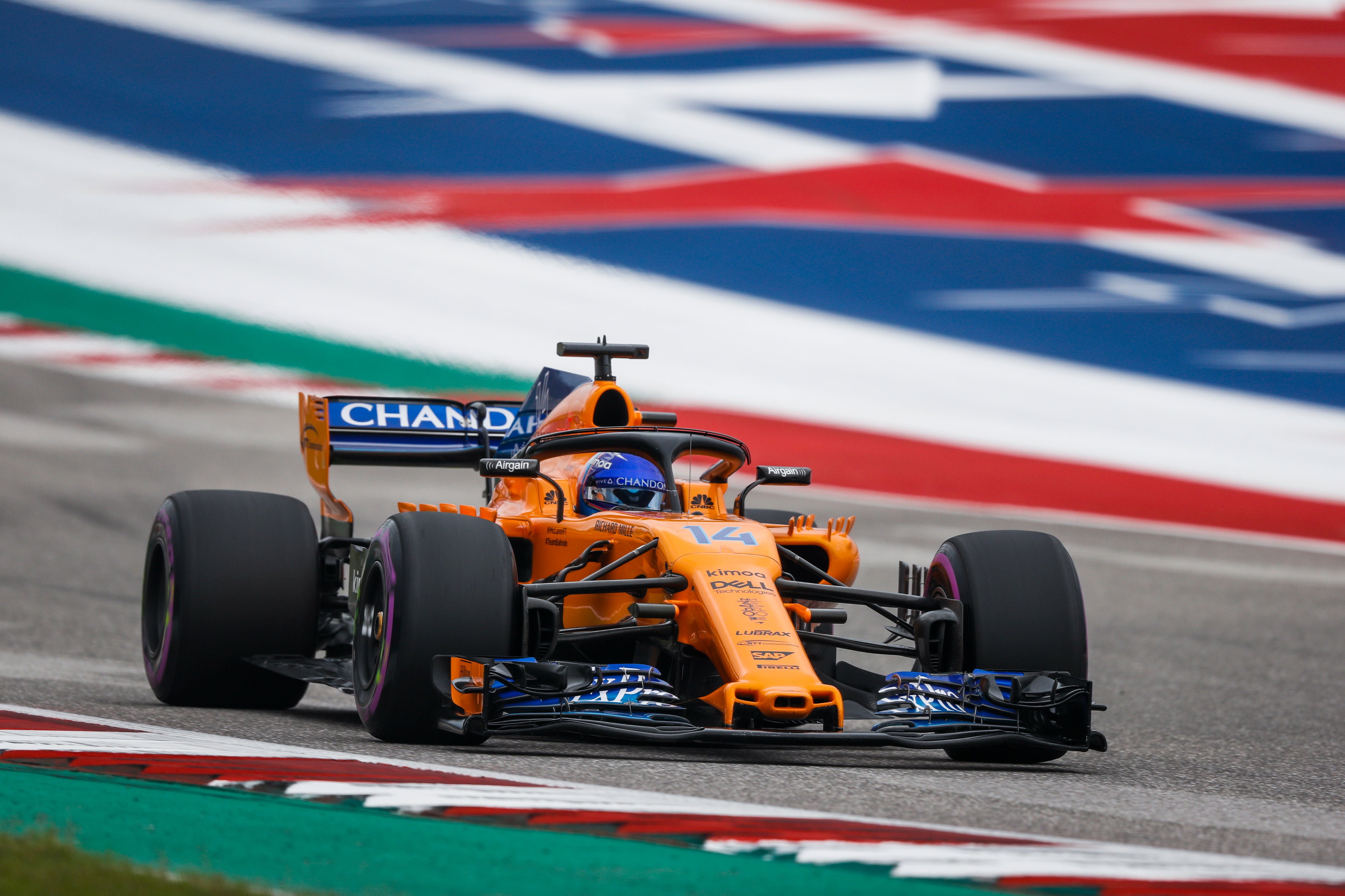 2018 Fernando Alonso US GP Special Used McLaren F1 Boots