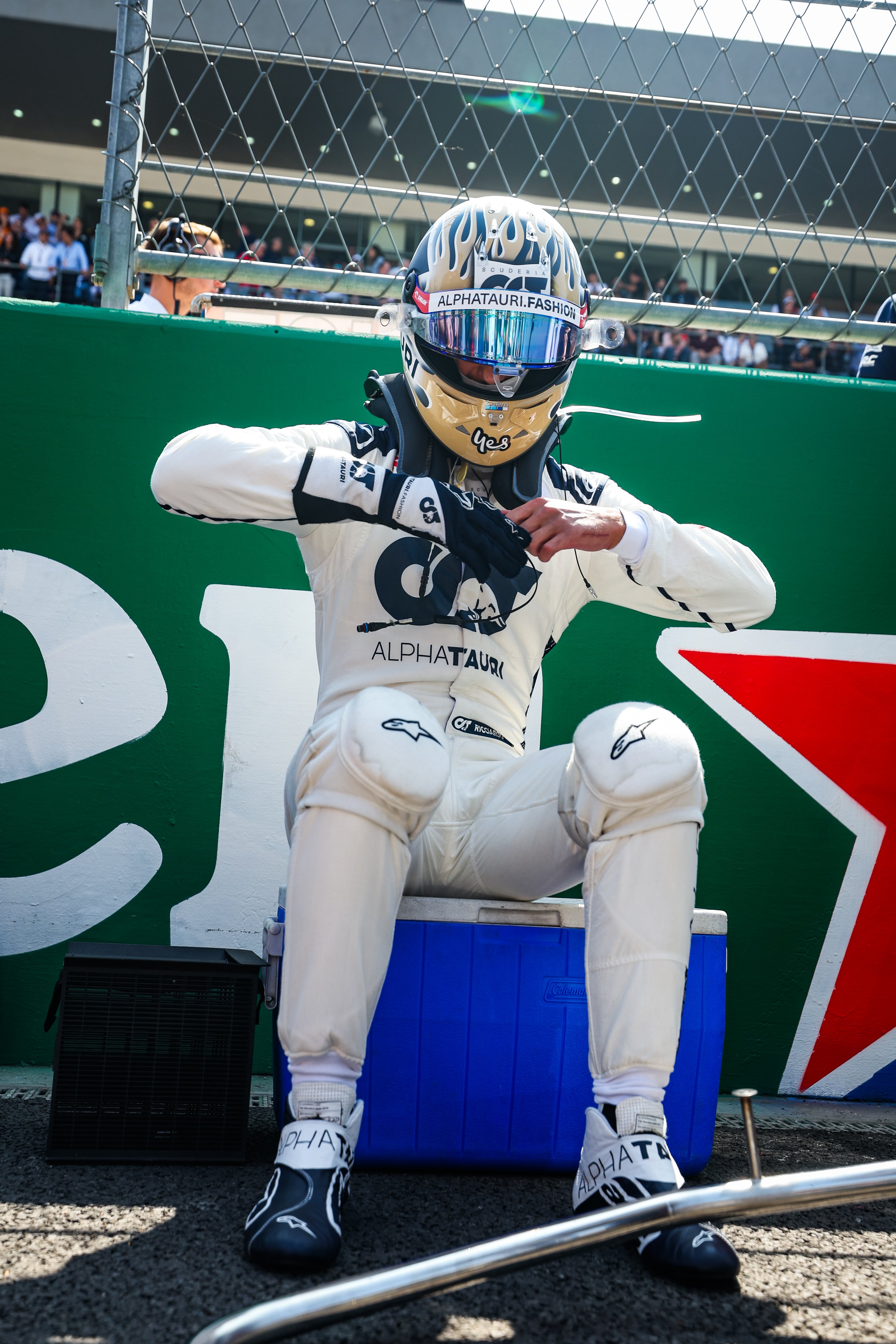 2023 Daniel Ricciardo Used Scuderia AlphaTauri F1 Boots