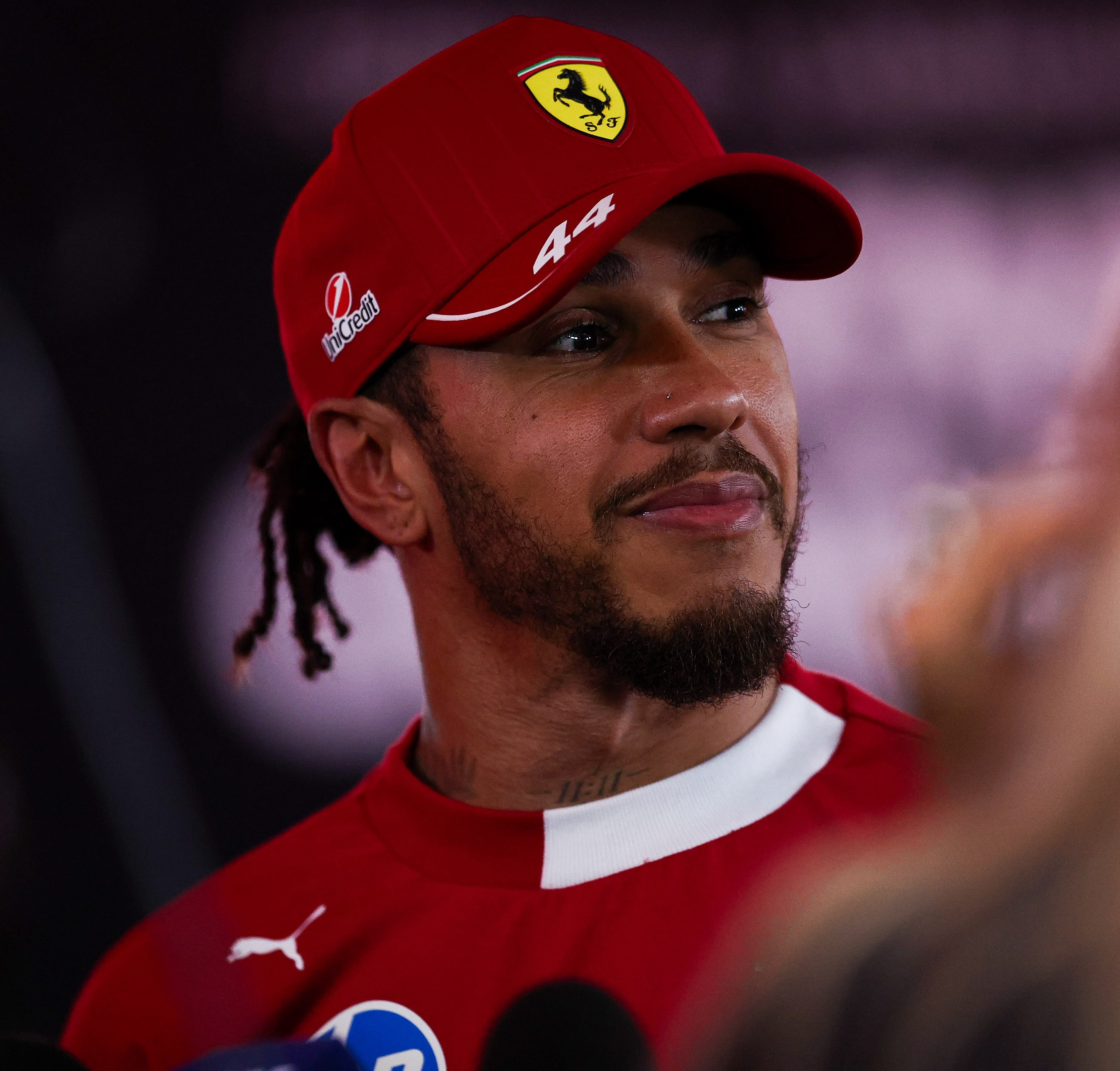 2025 Lewis Hamilton Signed Special Driver Issue Ferrari F1 Hat