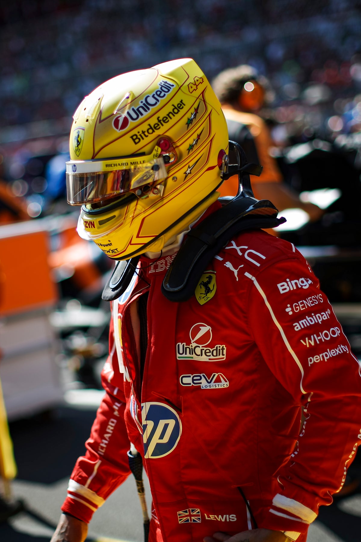 2026 Lewis Hamilton Scuderia Ferrari "Michael Schumacher 7 Star" Monza F1 Suit