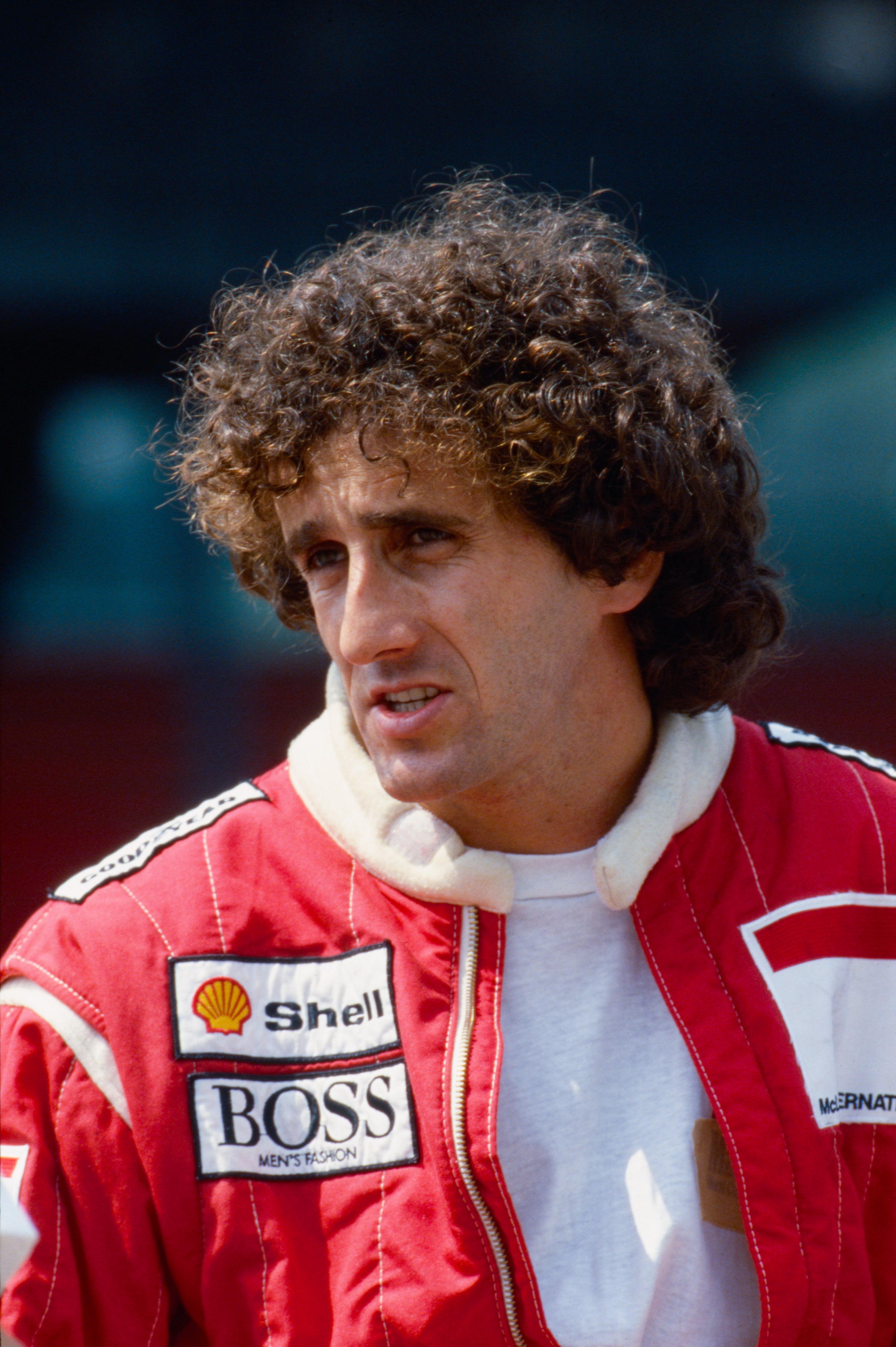 1987 Alain Prost Race Used McLaren F1 Suit - Hall of Fame Collection