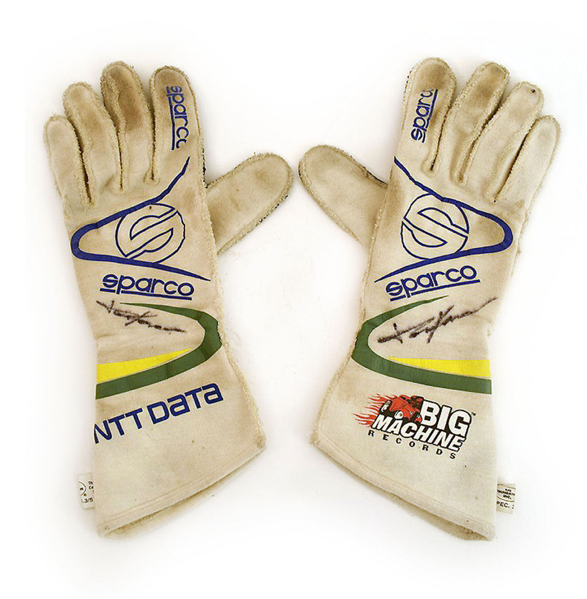 2017 Tony Kanaan Race Used IndyCar Gloves