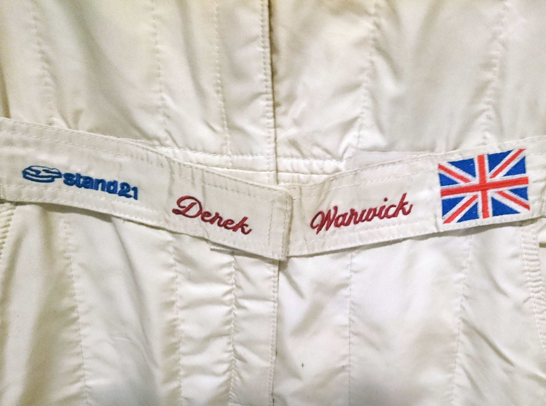 1989 Derek Warwick Race Used USF&G Arrows Formula 1 Suit