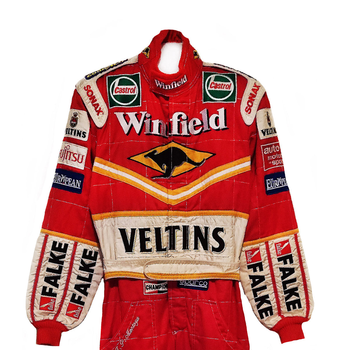 1998 Juan Pablo Montoya Williams Winfield Formula One Suit