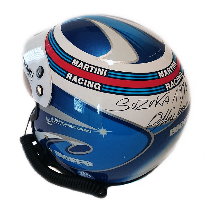 1996 Nicola Larini Signed International Touring Car Championship Martini Racing Helmet