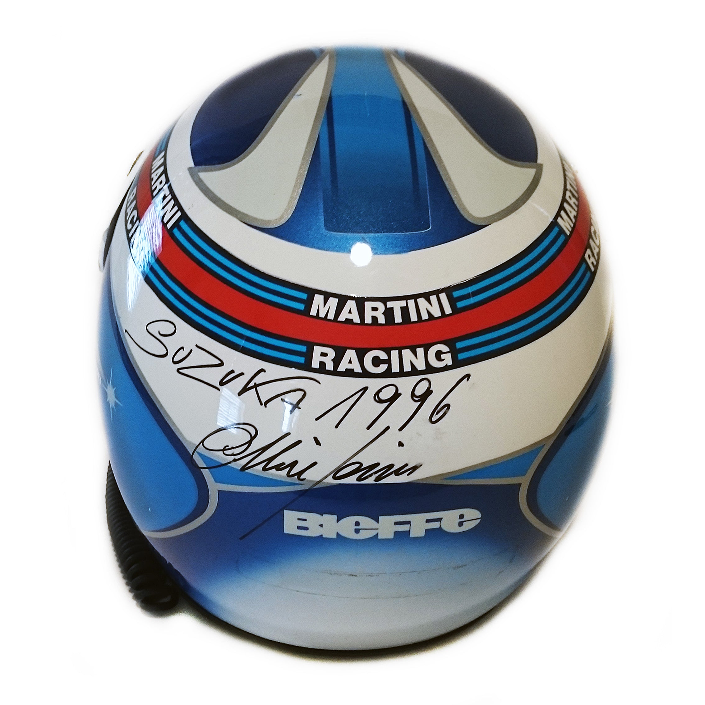 1996 Nicola Larini Signed International Touring Car Championship Martini Racing Helmet