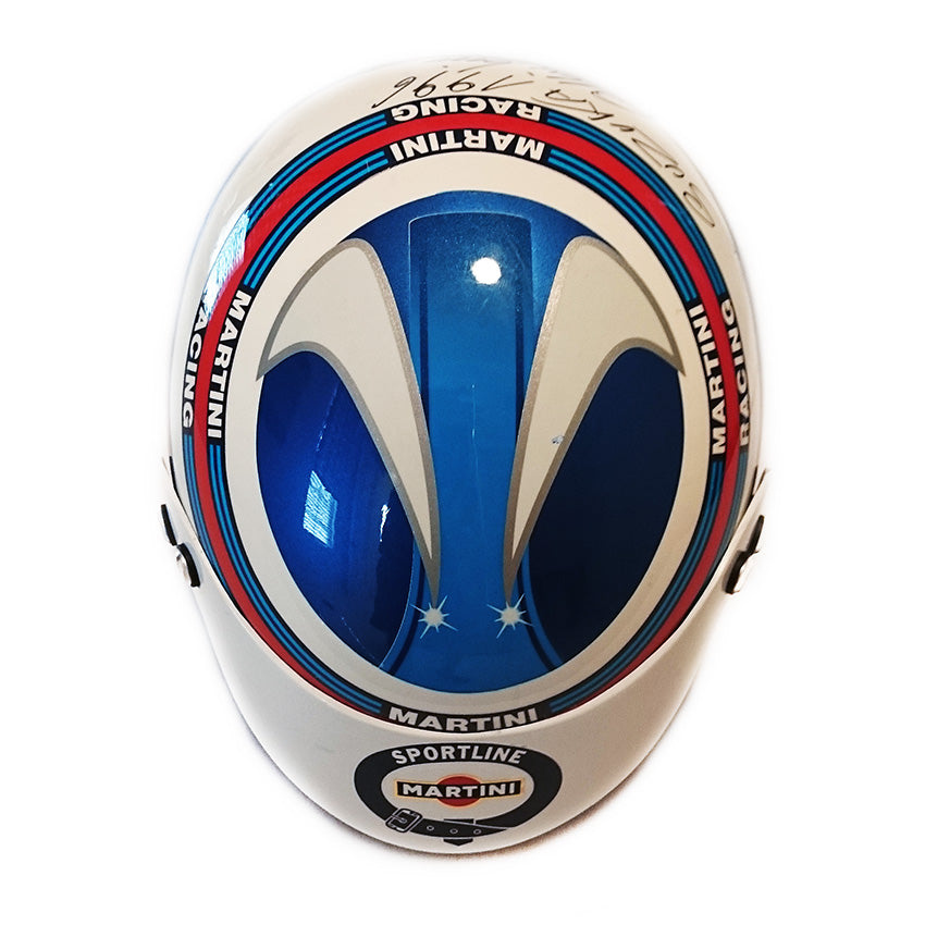 1996 Nicola Larini Signed International Touring Car Championship Martini Racing Helmet