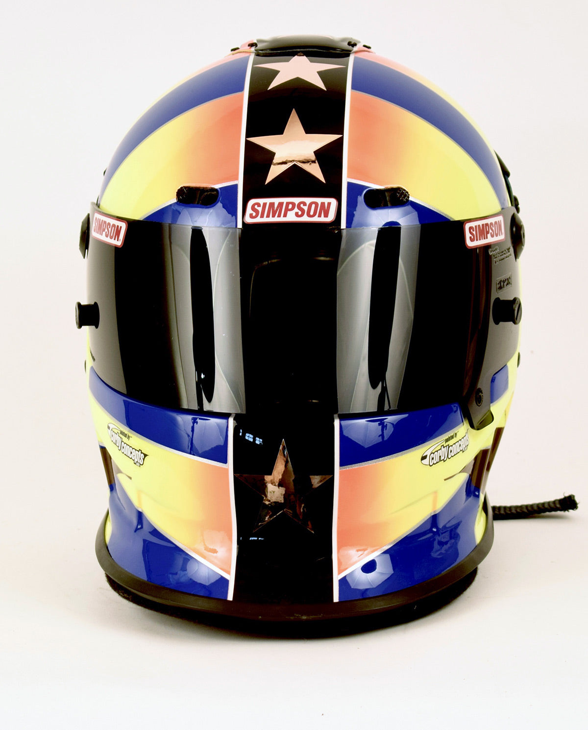 Memo Gidley Simpson Helmet Painted by Corby Concepts