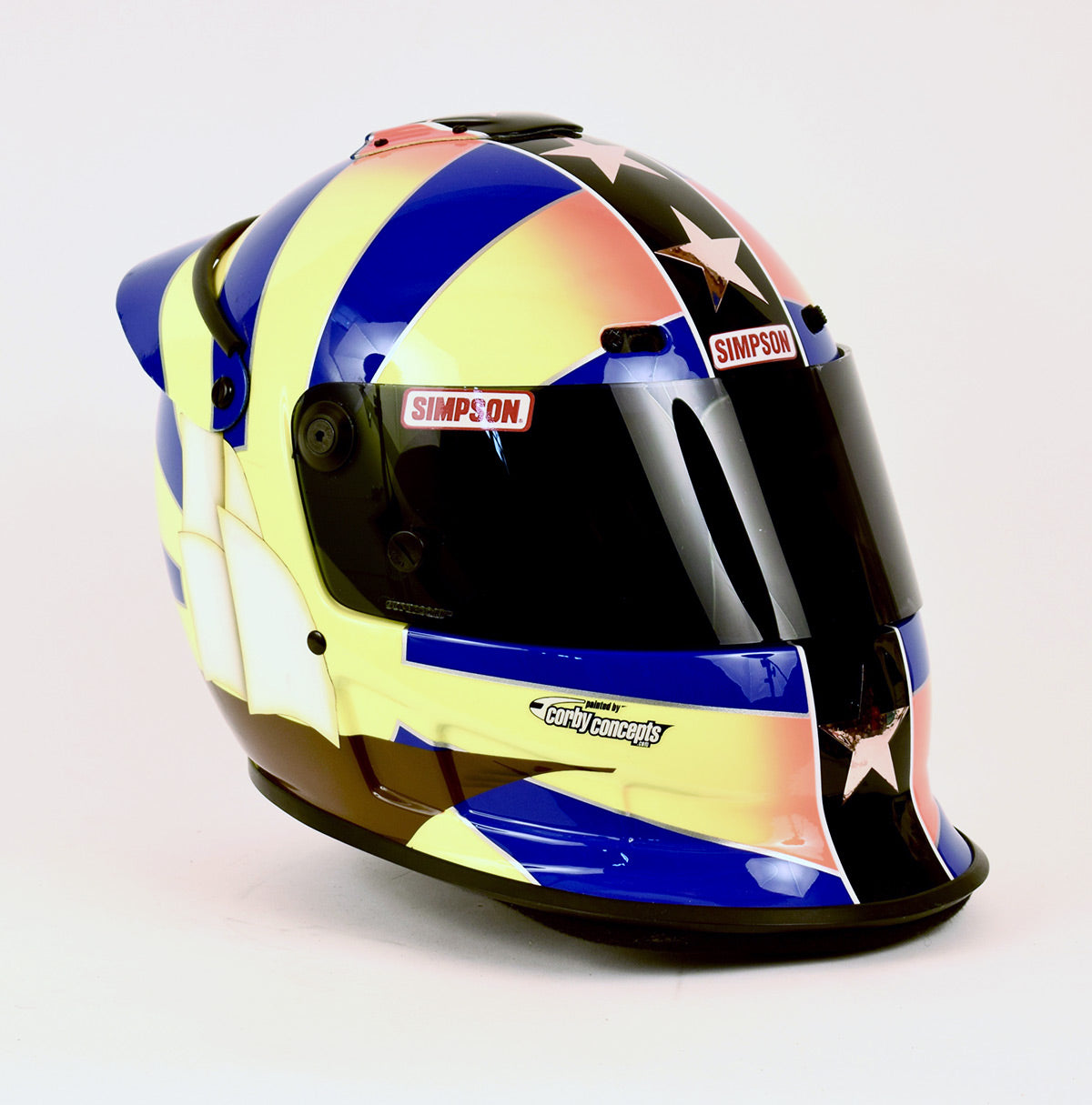 Memo Gidley Simpson Helmet Painted by Corby Concepts