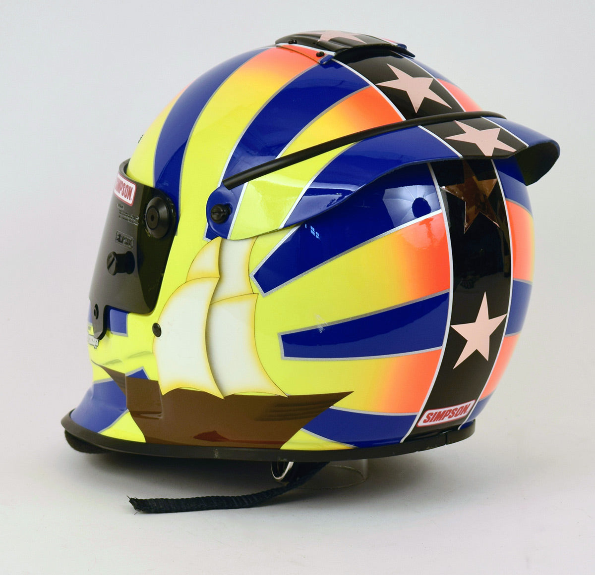 Memo Gidley Simpson Helmet Painted by Corby Concepts