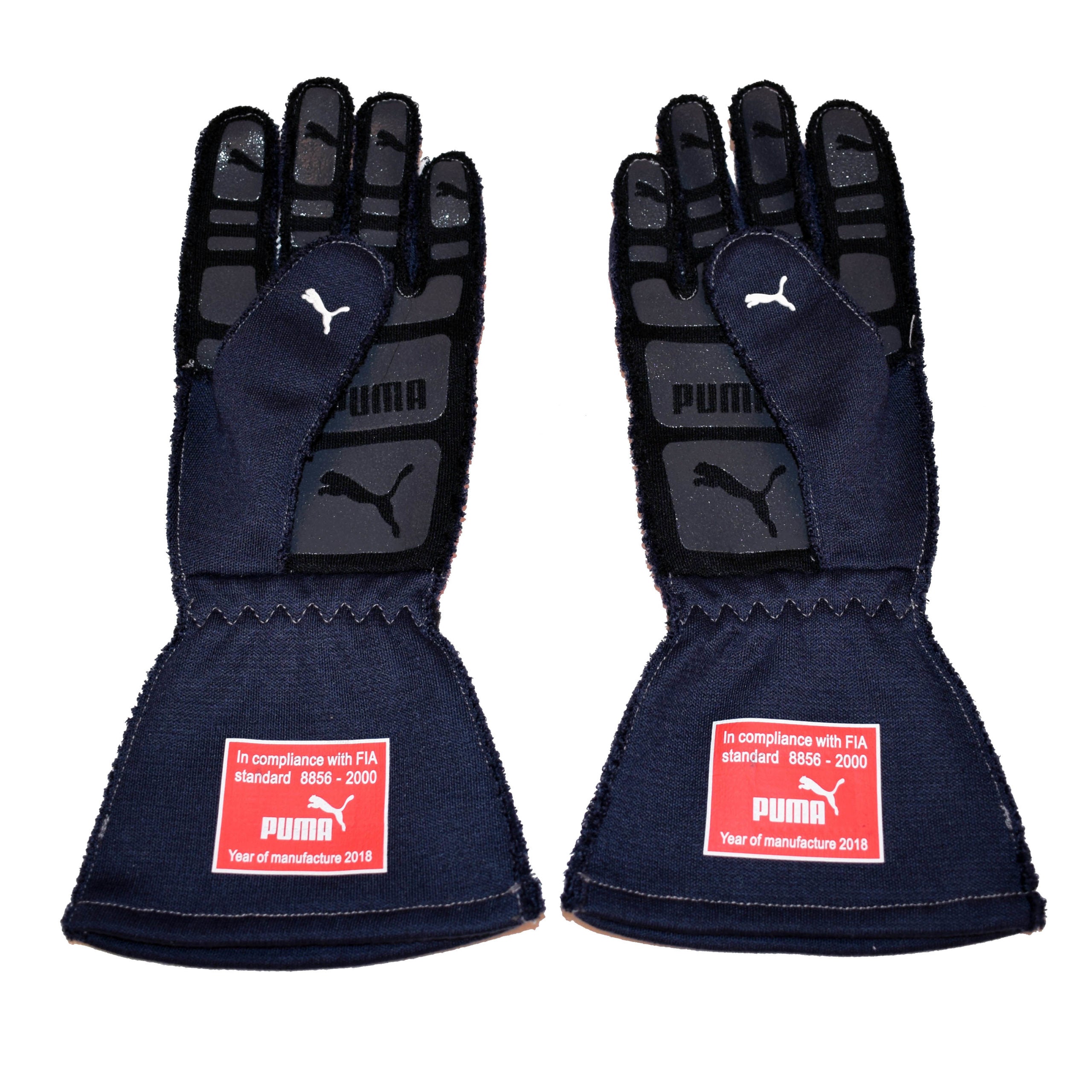 2018 Max Verstappen Race Worn Red Bull F1 Gloves