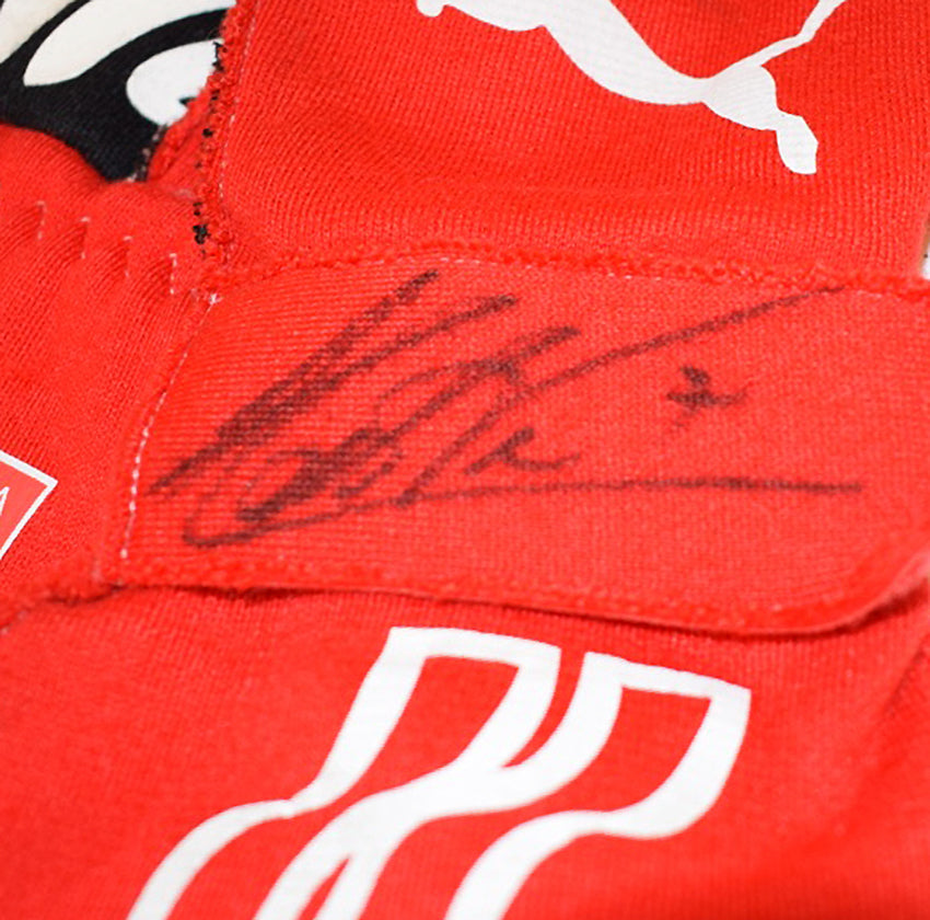 2017 Helio Castroneves, race worn Puma gloves