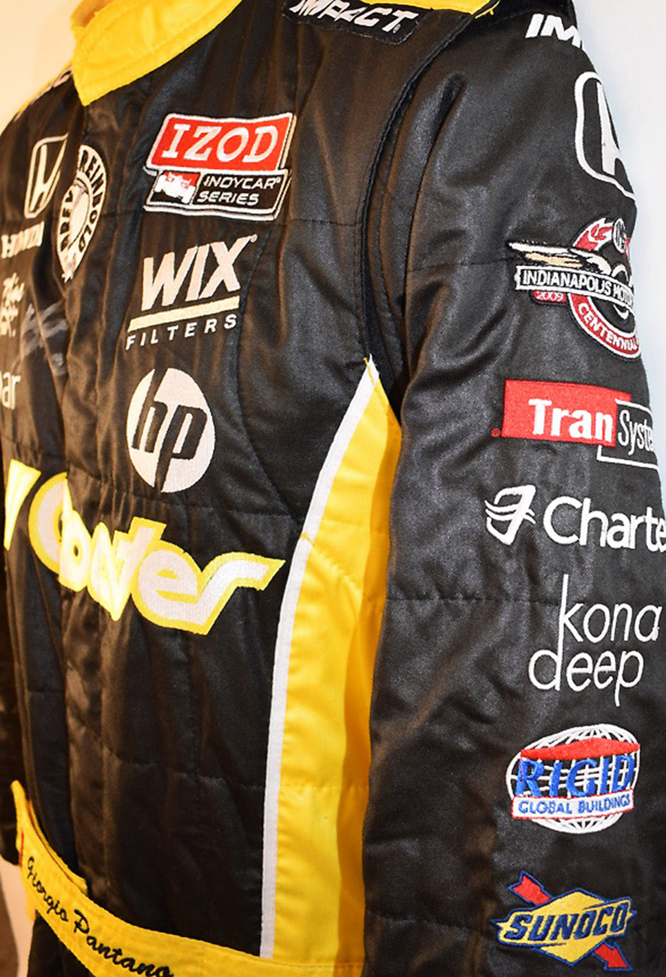 2011 Giorgio Pantano, used IndyCar suit