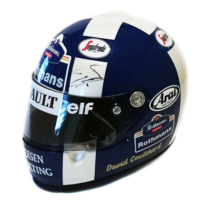 1995 David Coulthard, Rothmans Williams replica helmet