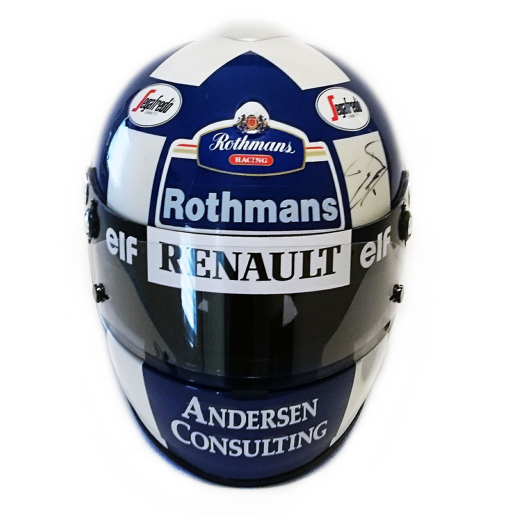 1995 David Coulthard, Rothmans Williams replica helmet