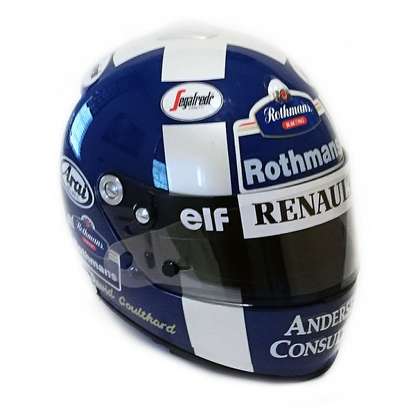 1995 David Coulthard, Rothmans Williams replica helmet