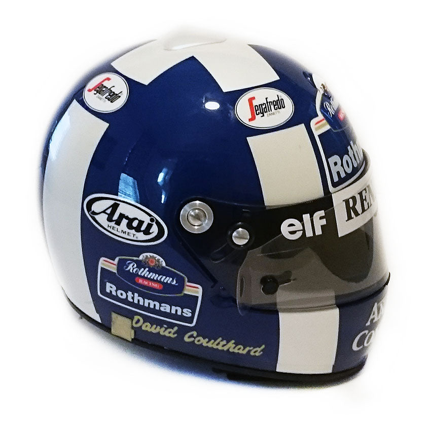 1995 David Coulthard, Rothmans Williams replica helmet