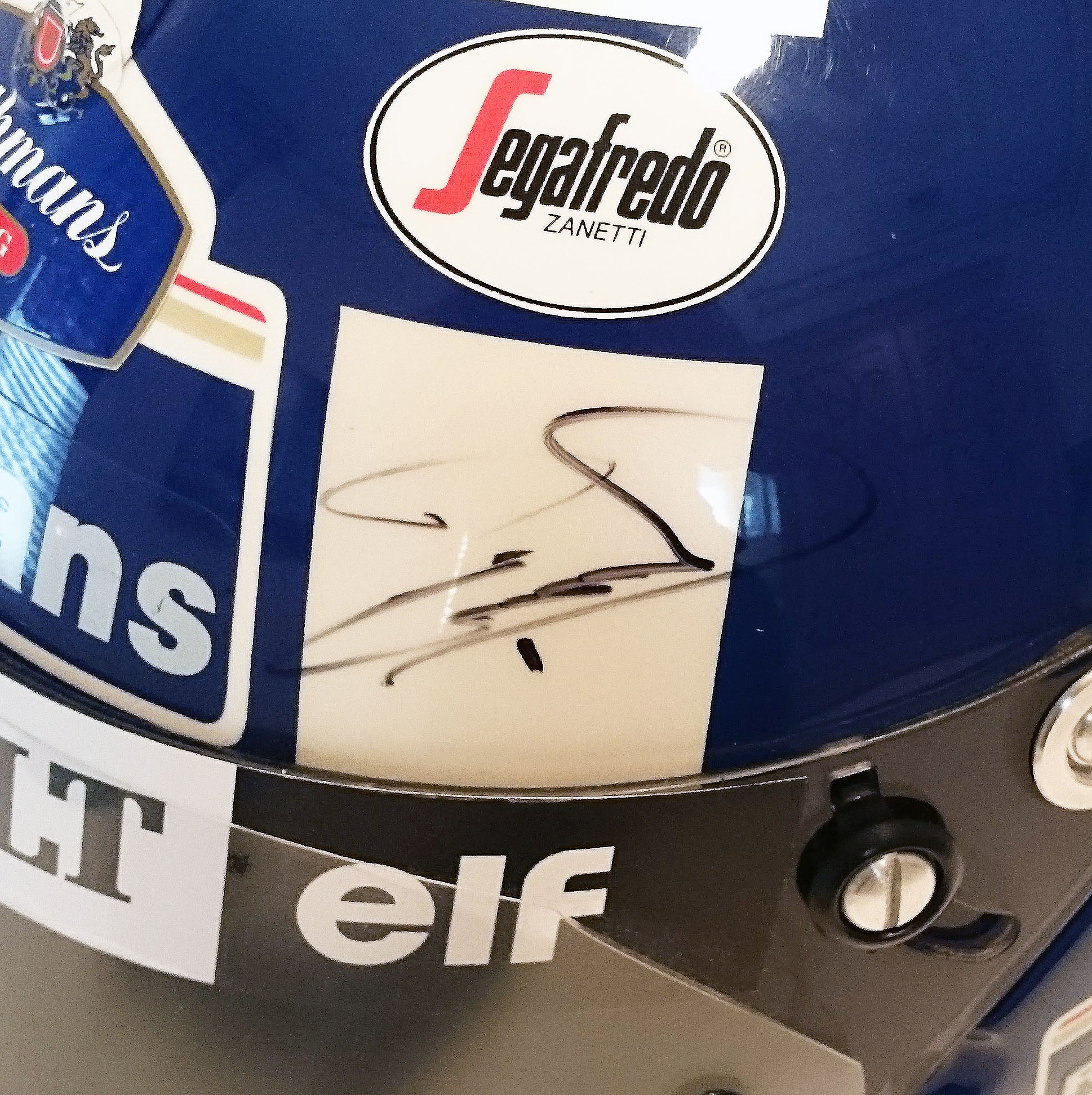 1995 David Coulthard, Rothmans Williams replica helmet