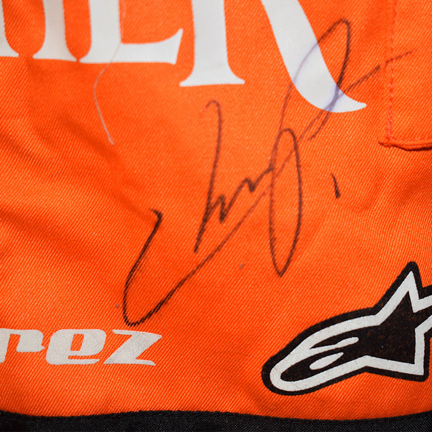 2015 Sergio Perez Signed Race Worn Force India Formula One Suit