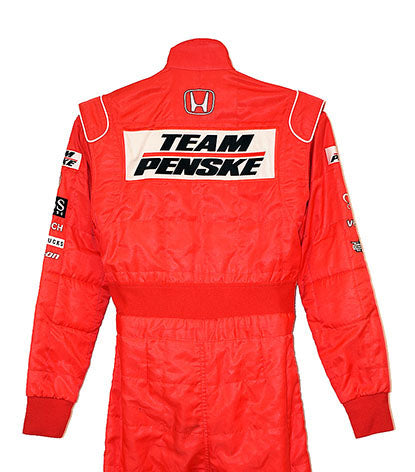 2009 Helio Castroneves Signed Team Penske Race Worn Suit