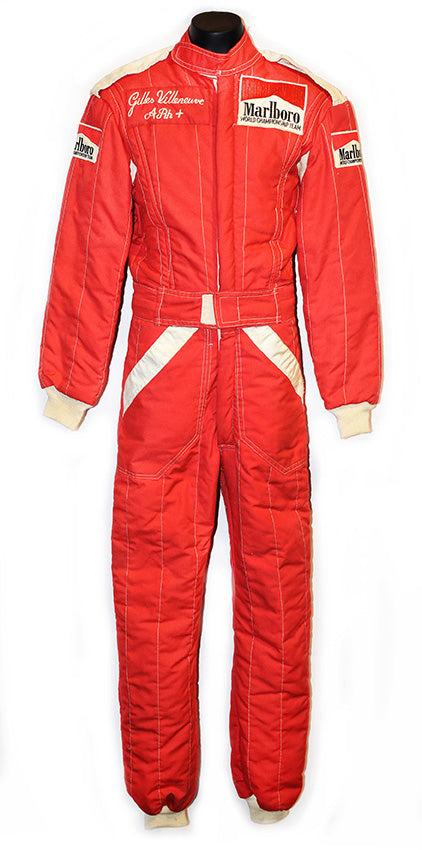 1978 Gilles Villeneuve, Scuderia Ferrari used suit