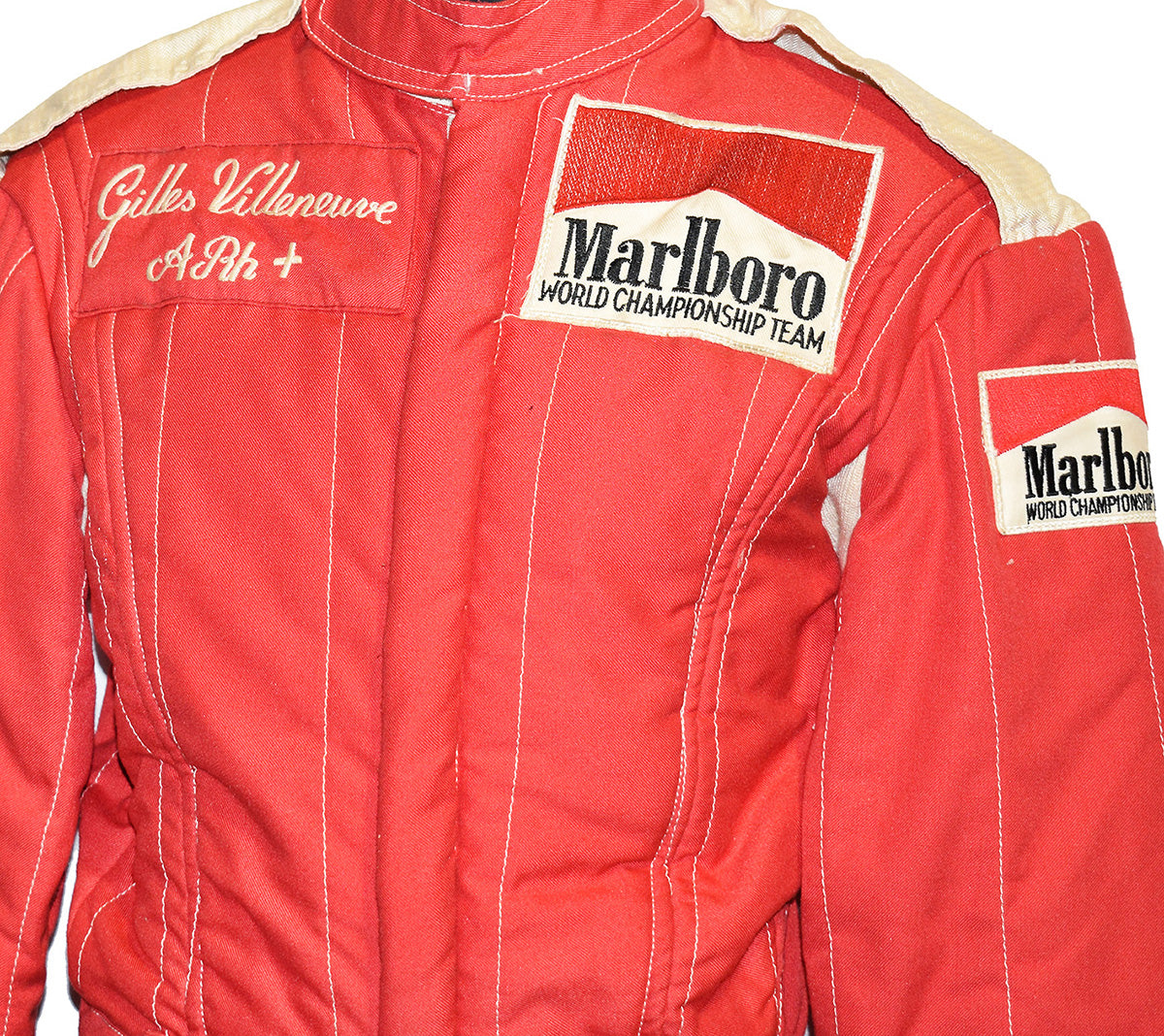 1978 Gilles Villeneuve, Scuderia Ferrari used suit