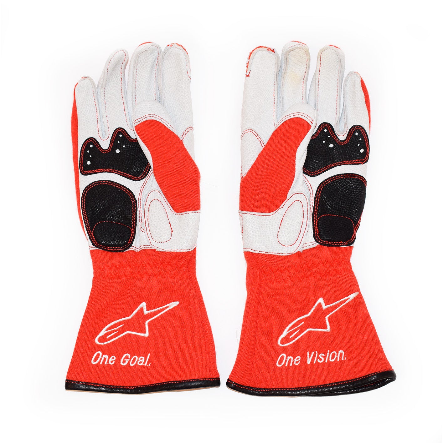 2006 Helio Castroneves Race Worn Team Penske IndyCar Gloves