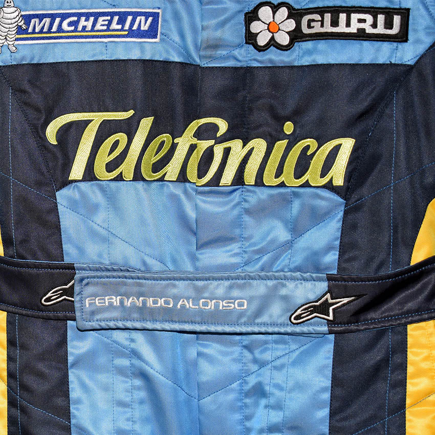 2005 Fernando Alonso Renault Mild Seven Championship Winning Suit