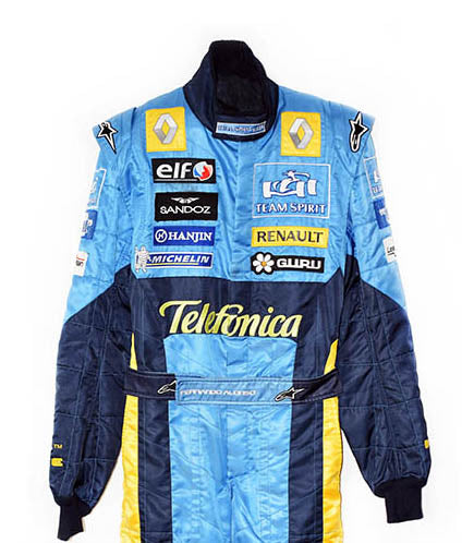 2005 Fernando Alonso Renault Mild Seven Championship Winning Suit