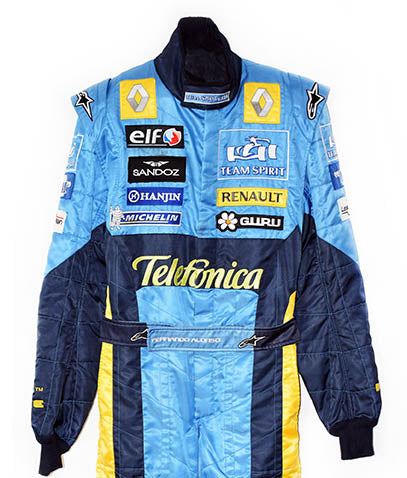 2005 Fernando Alonso Renault Mild Seven Championship Winning Suit